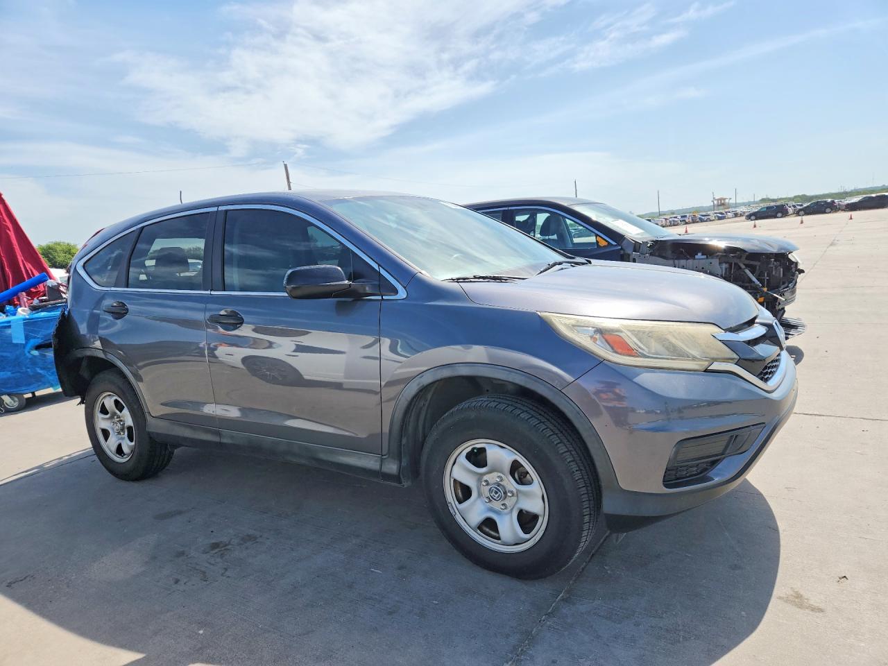 2015 Honda Cr-v Lx Gray vin: 3CZRM3H36FG710465