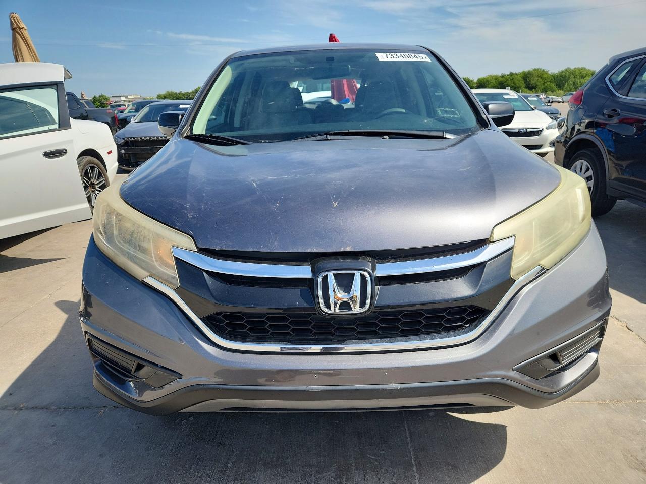 2015 Honda Cr-v Lx Gray vin: 3CZRM3H36FG710465