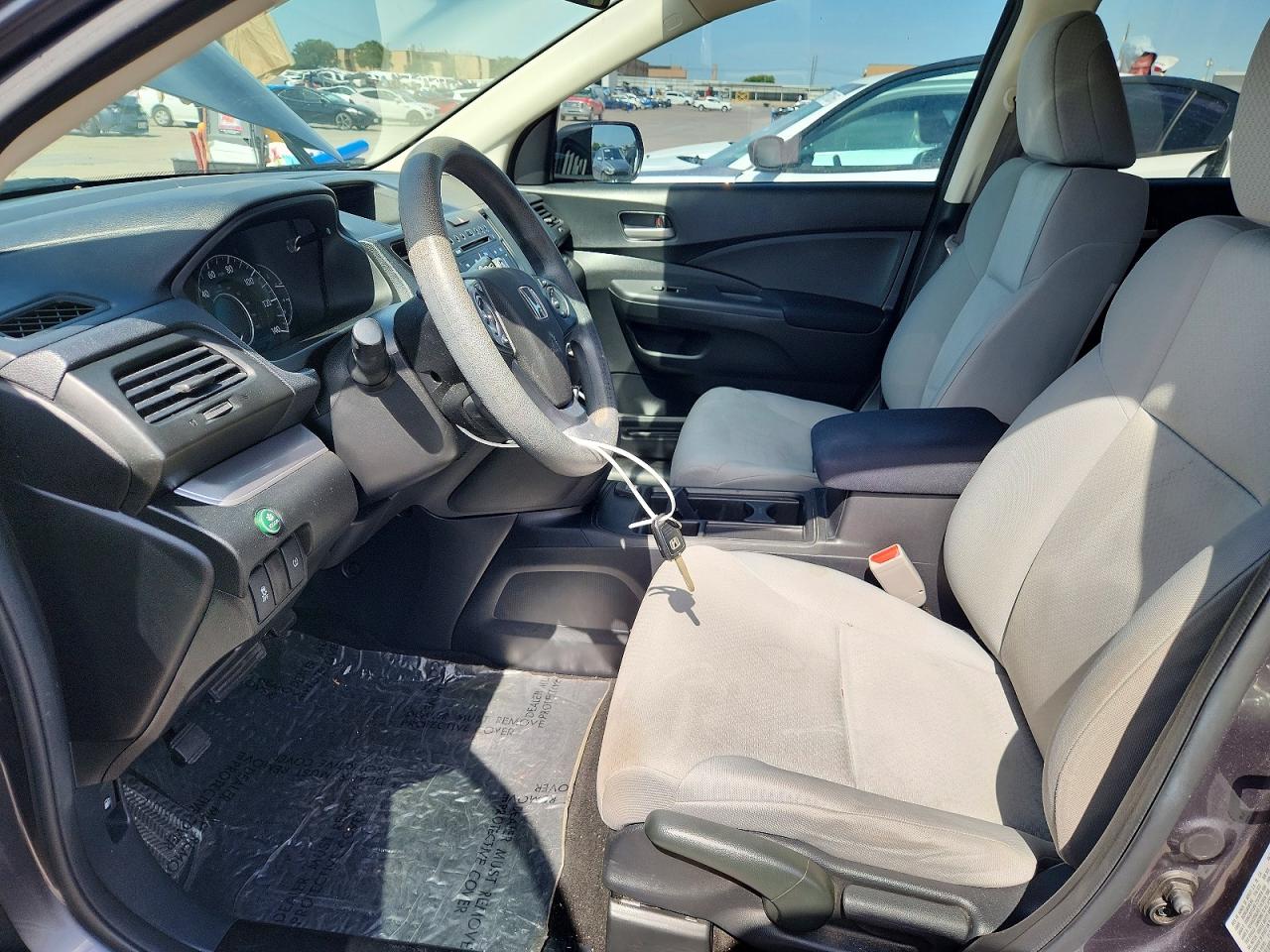 2015 Honda Cr-v Lx Gray vin: 3CZRM3H36FG710465