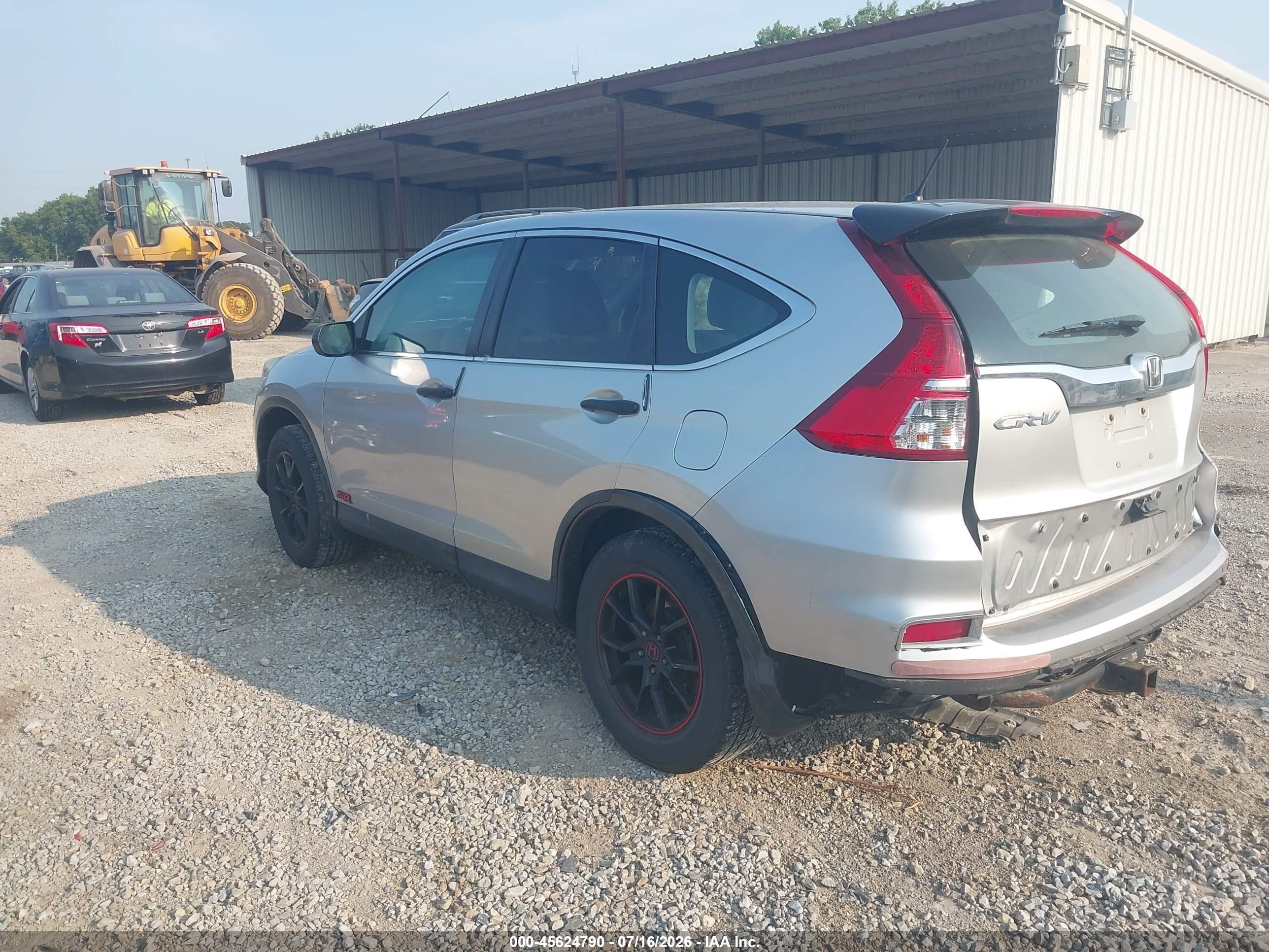 2015 Honda Cr-v Lx Silver vin: 3CZRM3H36FG714211