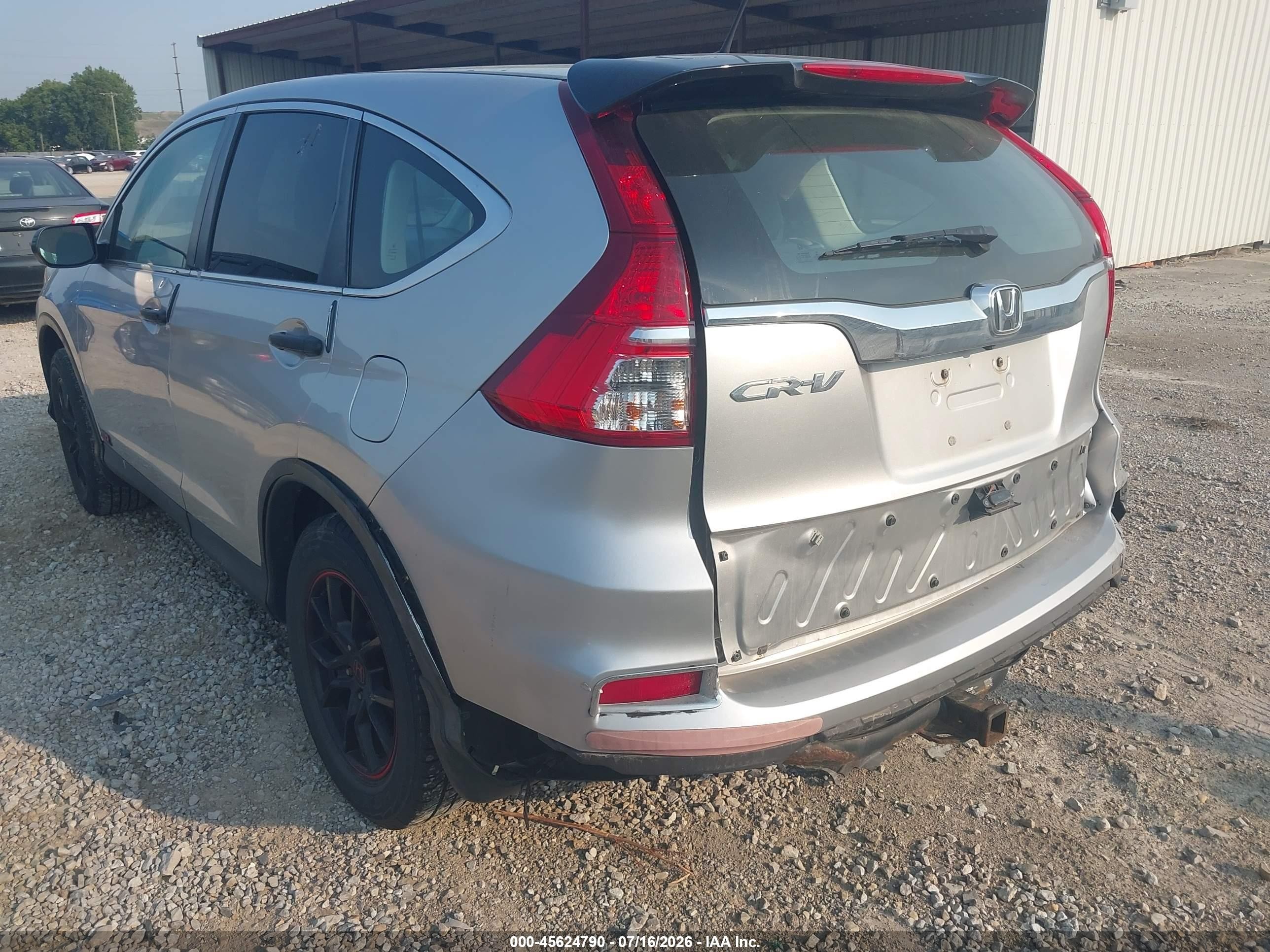 2015 Honda Cr-v Lx Silver vin: 3CZRM3H36FG714211