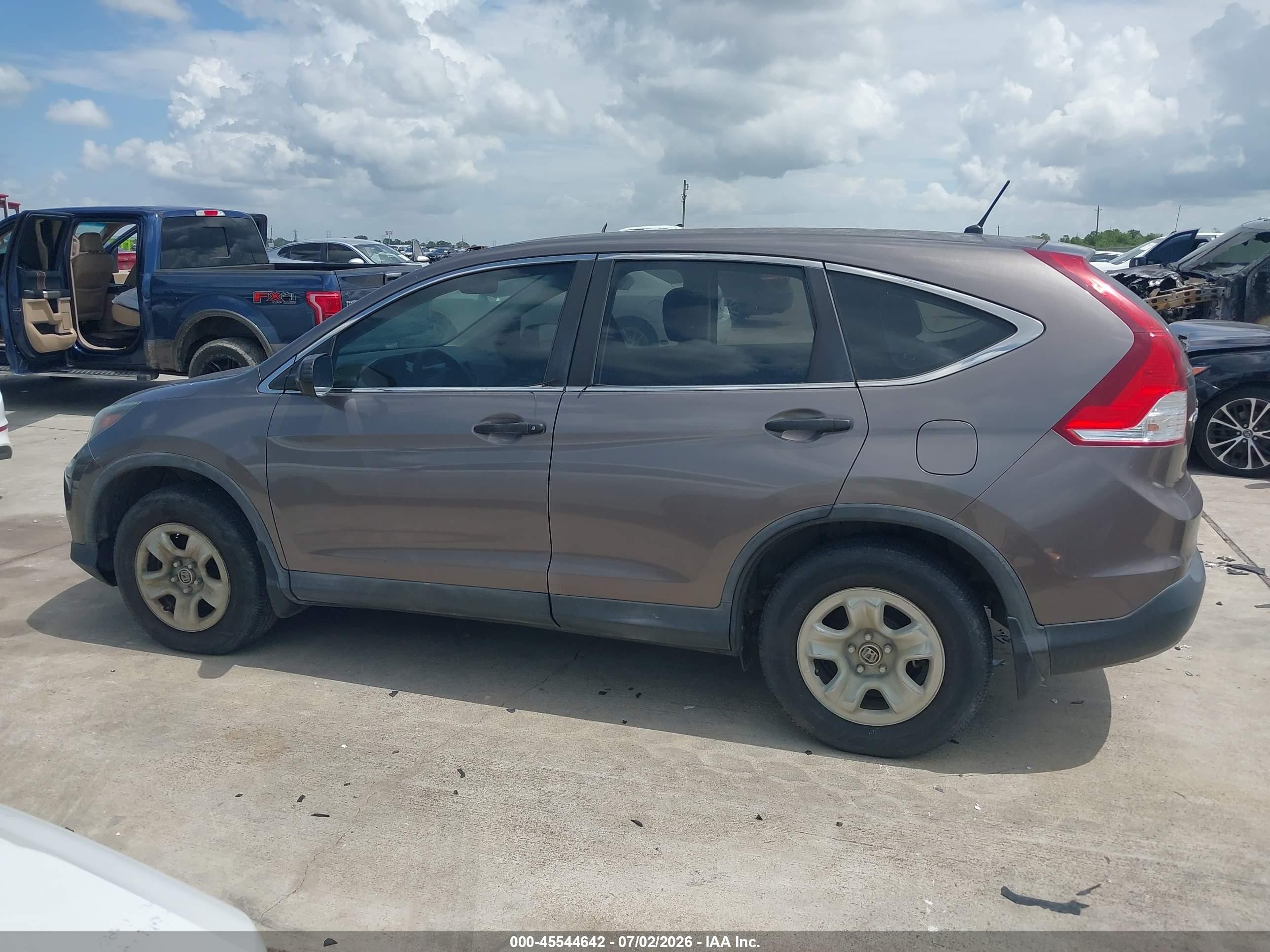 2013 Honda Cr-v Lx Brown vin: 3CZRM3H37DG700055