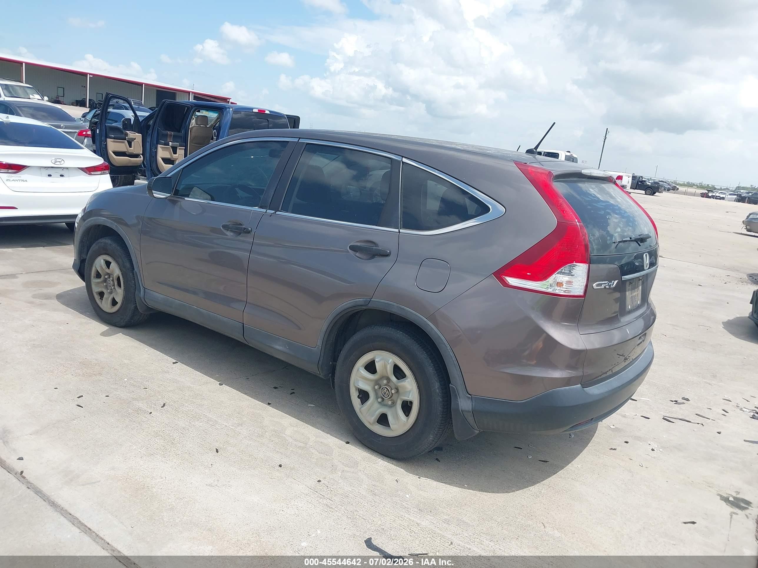 2013 Honda Cr-v Lx Brown vin: 3CZRM3H37DG700055