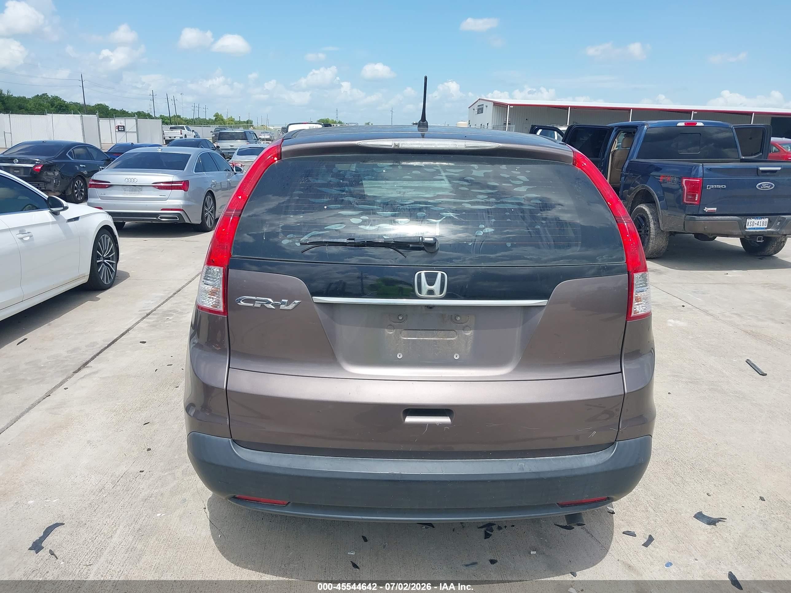 2013 Honda Cr-v Lx Brown vin: 3CZRM3H37DG700055