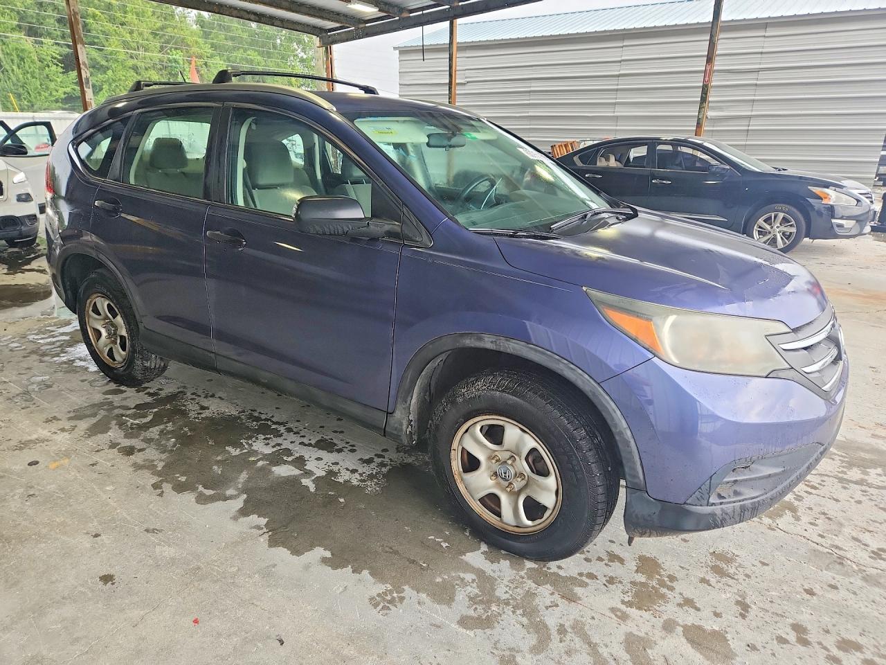 2013 Honda Cr-v Lx Blue vin: 3CZRM3H37DG700850