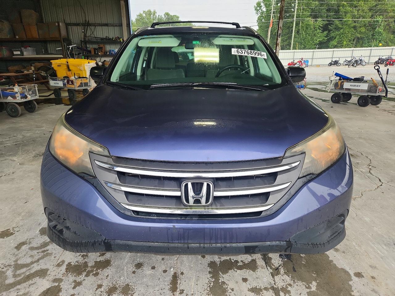 2013 Honda Cr-v Lx Blue vin: 3CZRM3H37DG700850