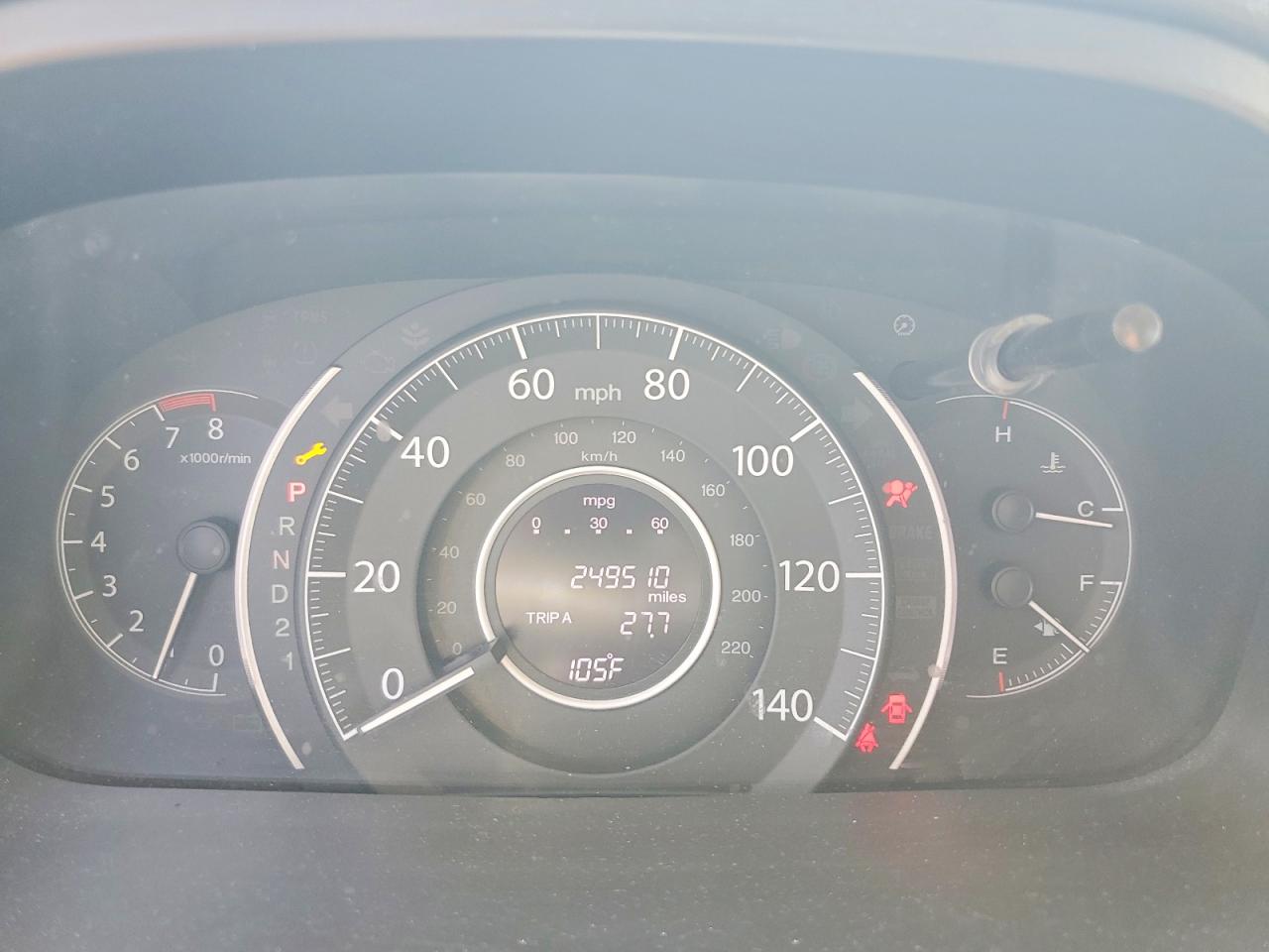 2013 Honda Cr-v Lx Gray vin: 3CZRM3H37DG705630