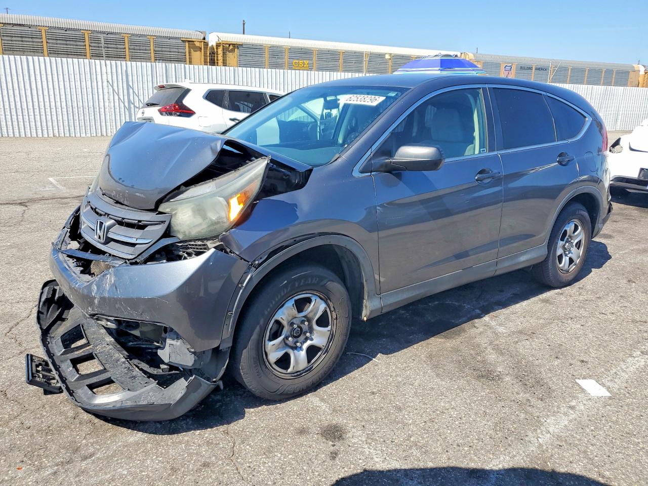 2013 Honda Cr-v Lx Gray vin: 3CZRM3H37DG705630