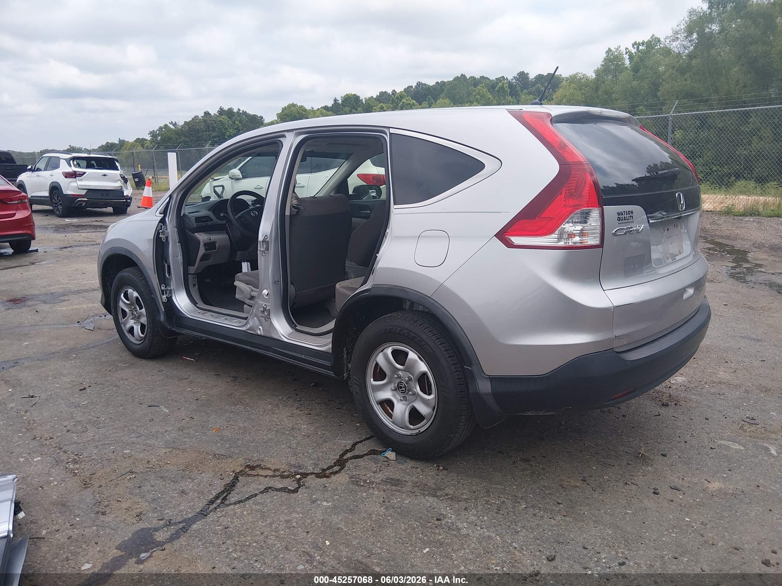 2013 Honda Cr-v Lx Silver vin: 3CZRM3H37DG706146