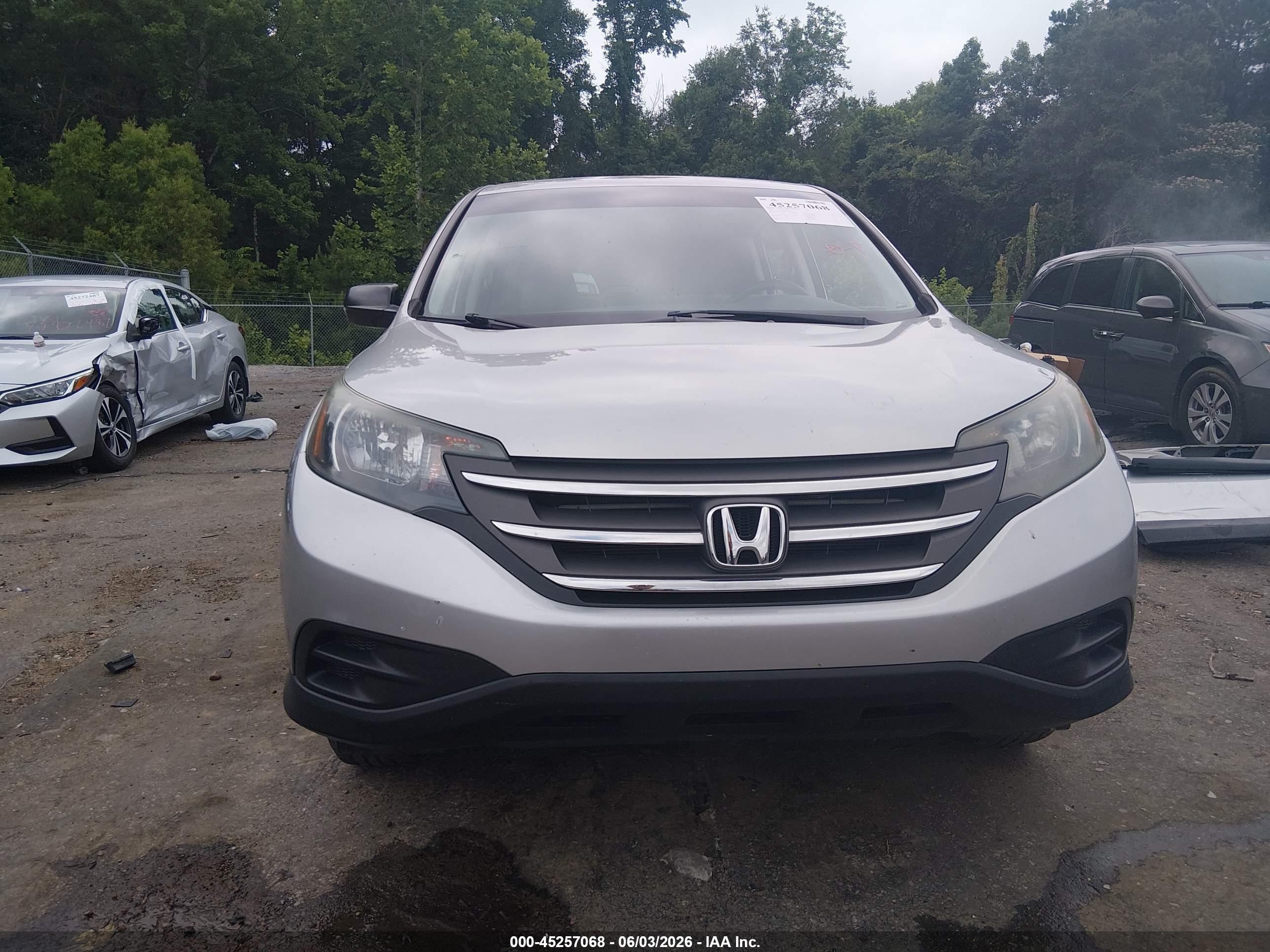 2013 Honda Cr-v Lx Silver vin: 3CZRM3H37DG706146