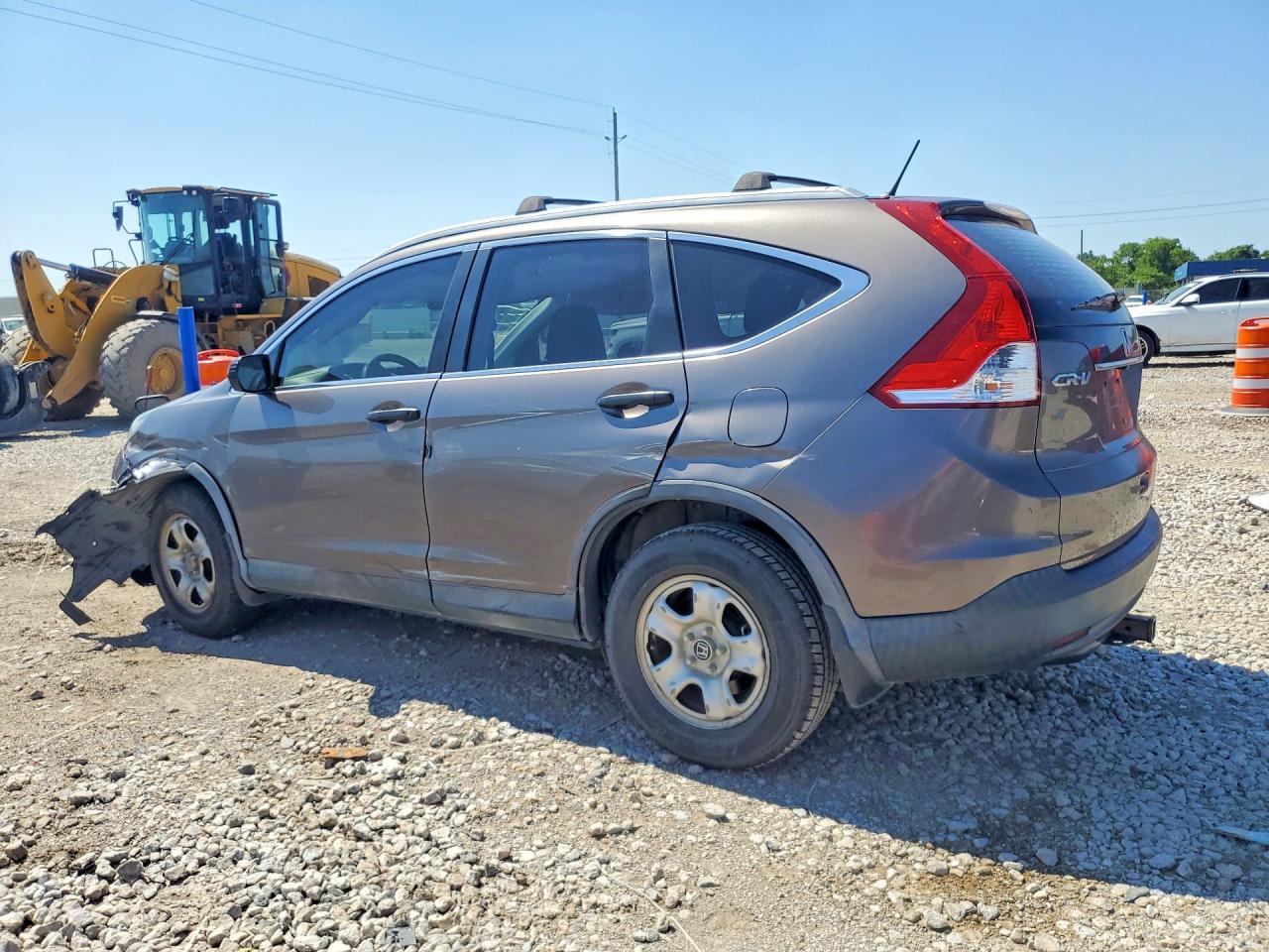 2013 Honda Cr-v Lx Gray vin: 3CZRM3H37DG707751
