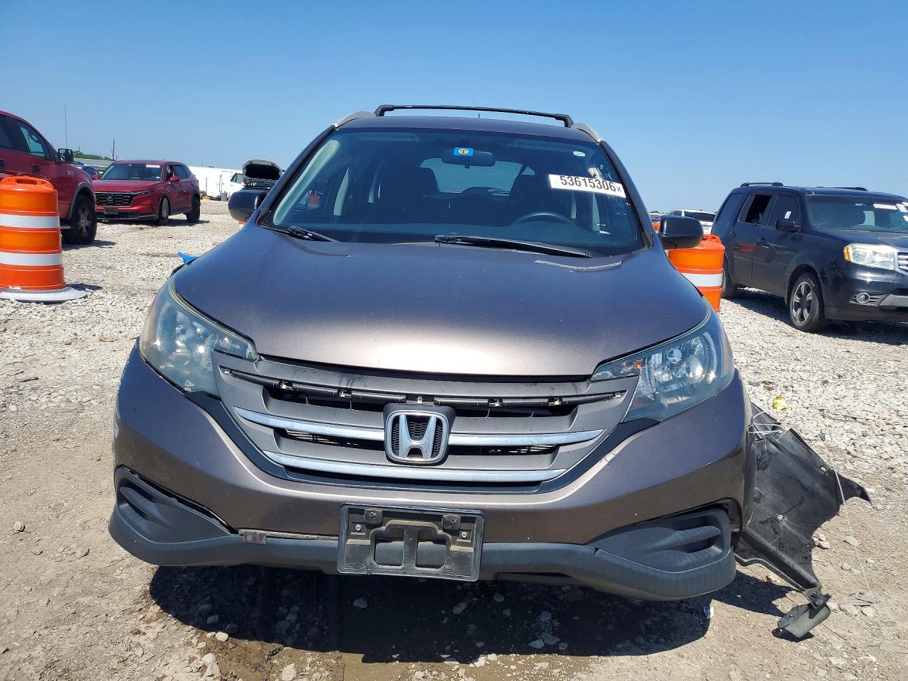 2013 Honda Cr-v Lx Gray vin: 3CZRM3H37DG707751