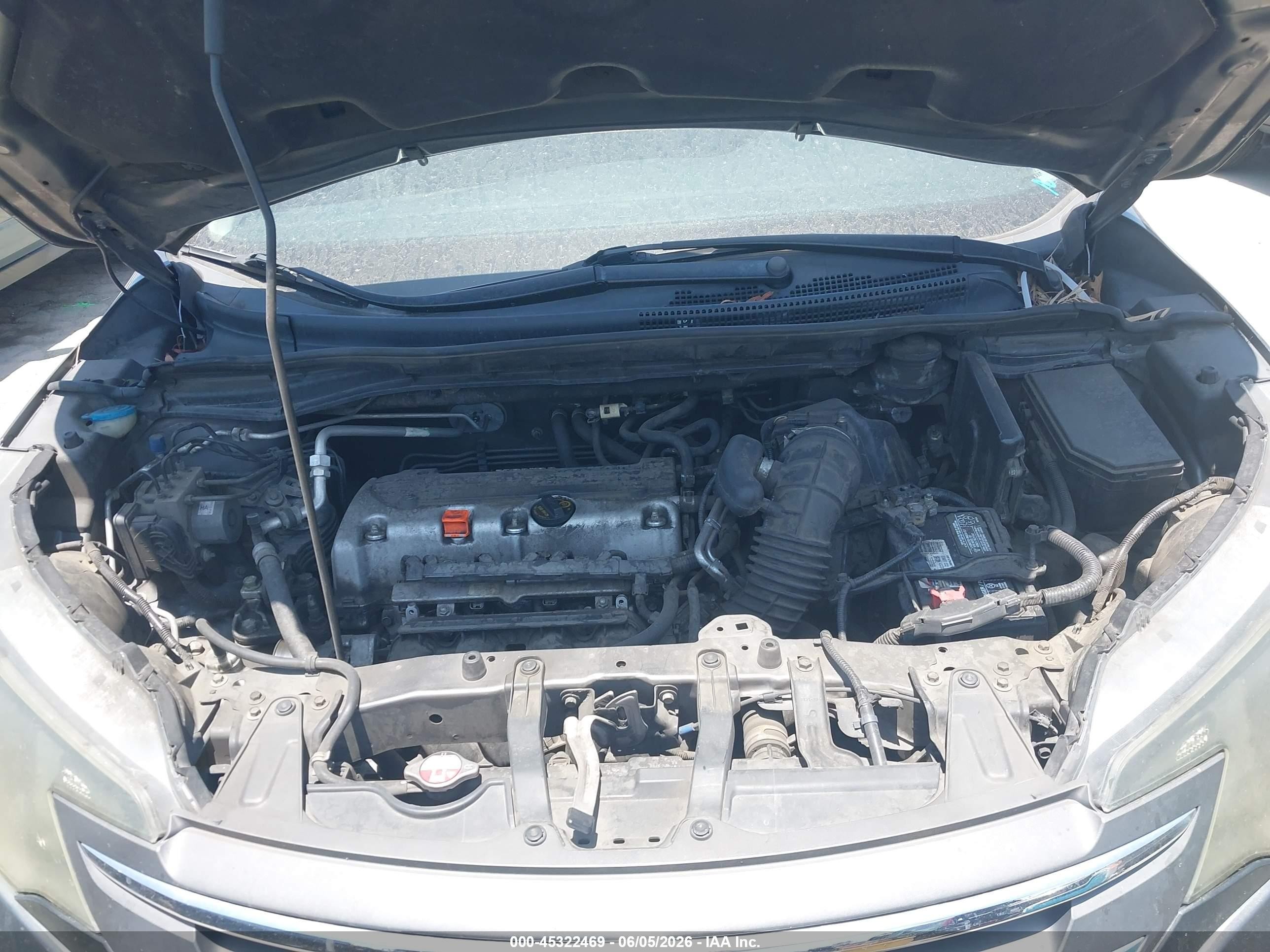 2013 Honda Cr-v Lx Gray vin: 3CZRM3H37DG711301