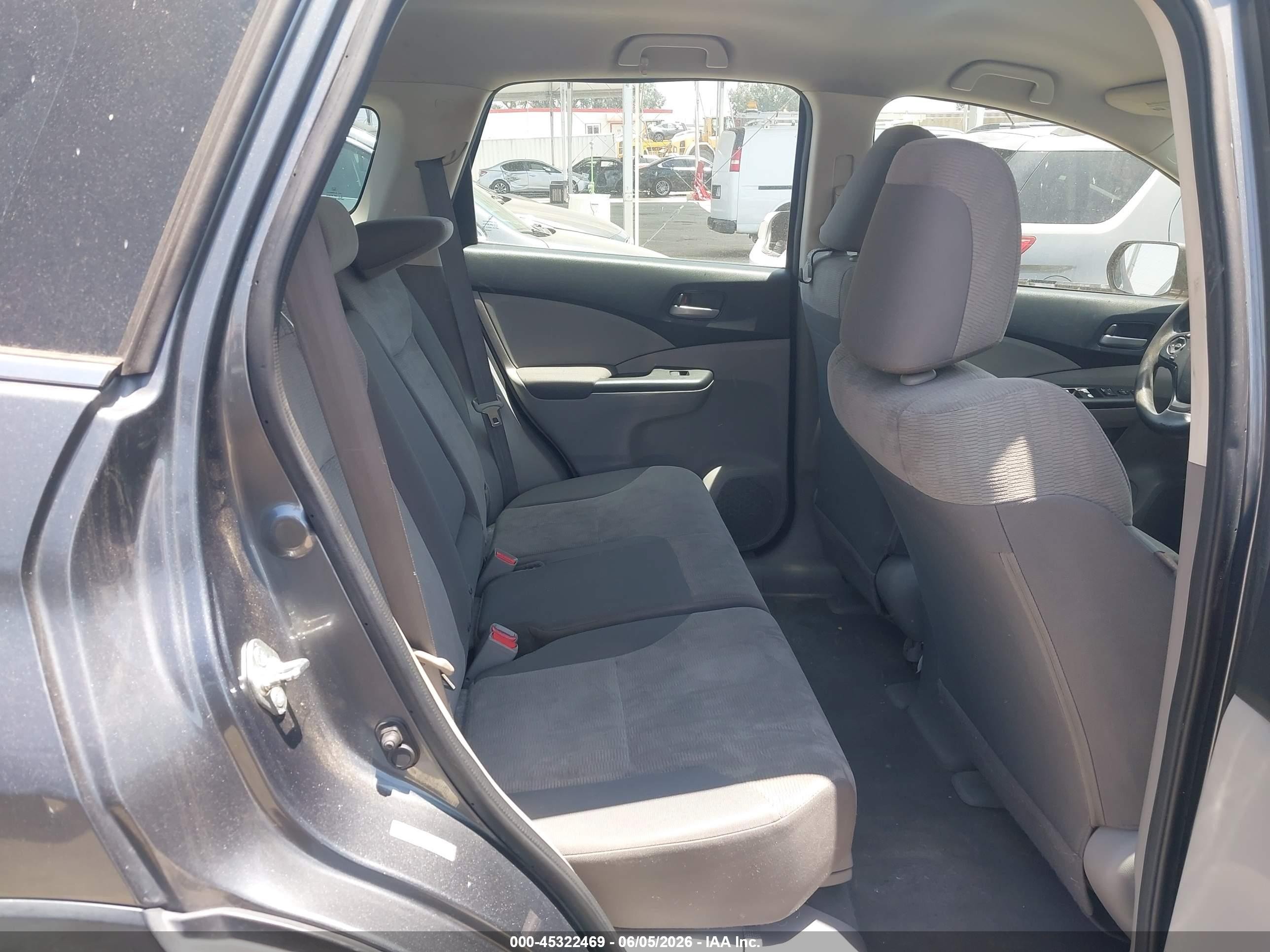 2013 Honda Cr-v Lx Gray vin: 3CZRM3H37DG711301