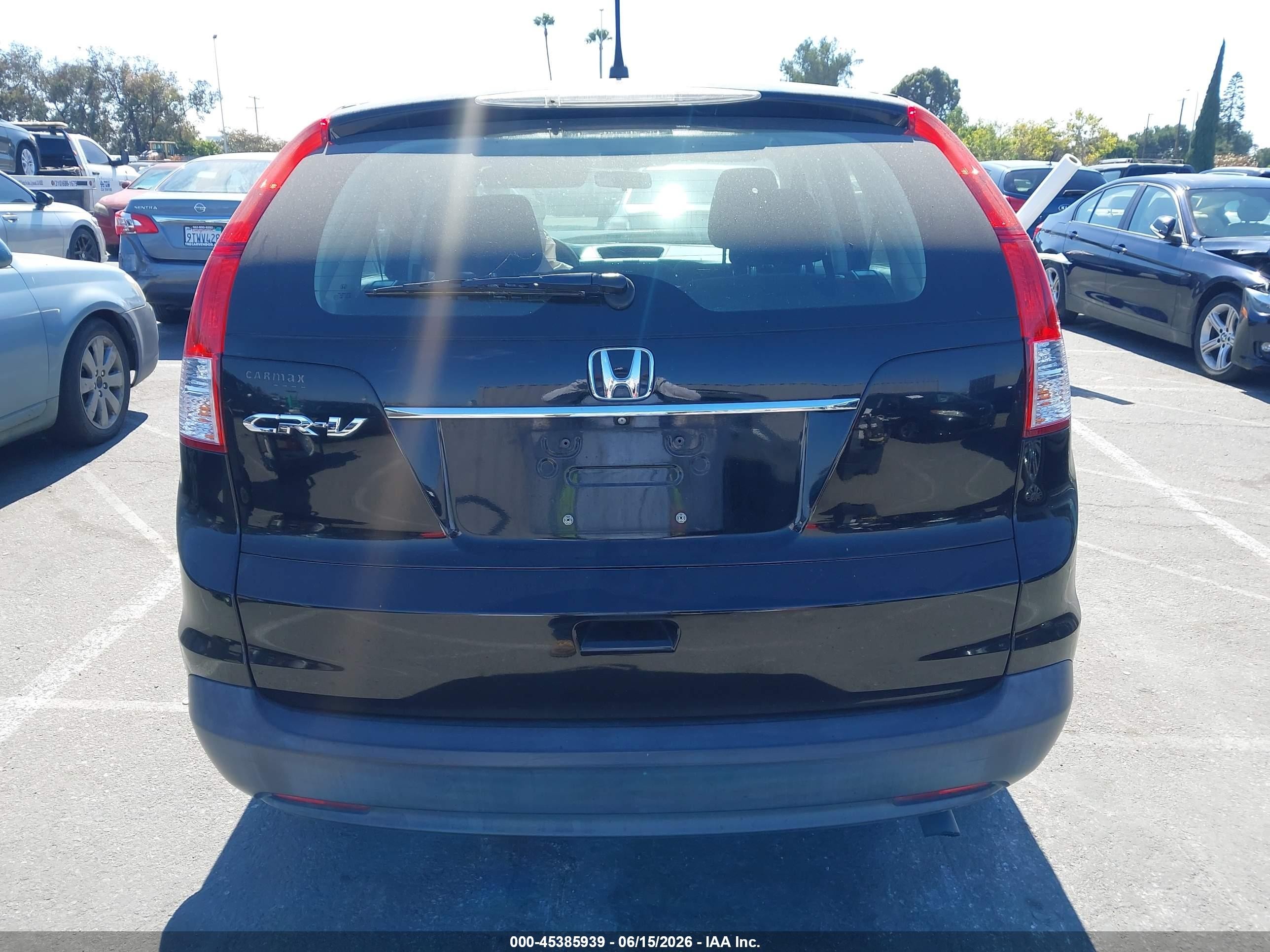 2014 Honda Cr-v Lx Black vin: 3CZRM3H37EG701014