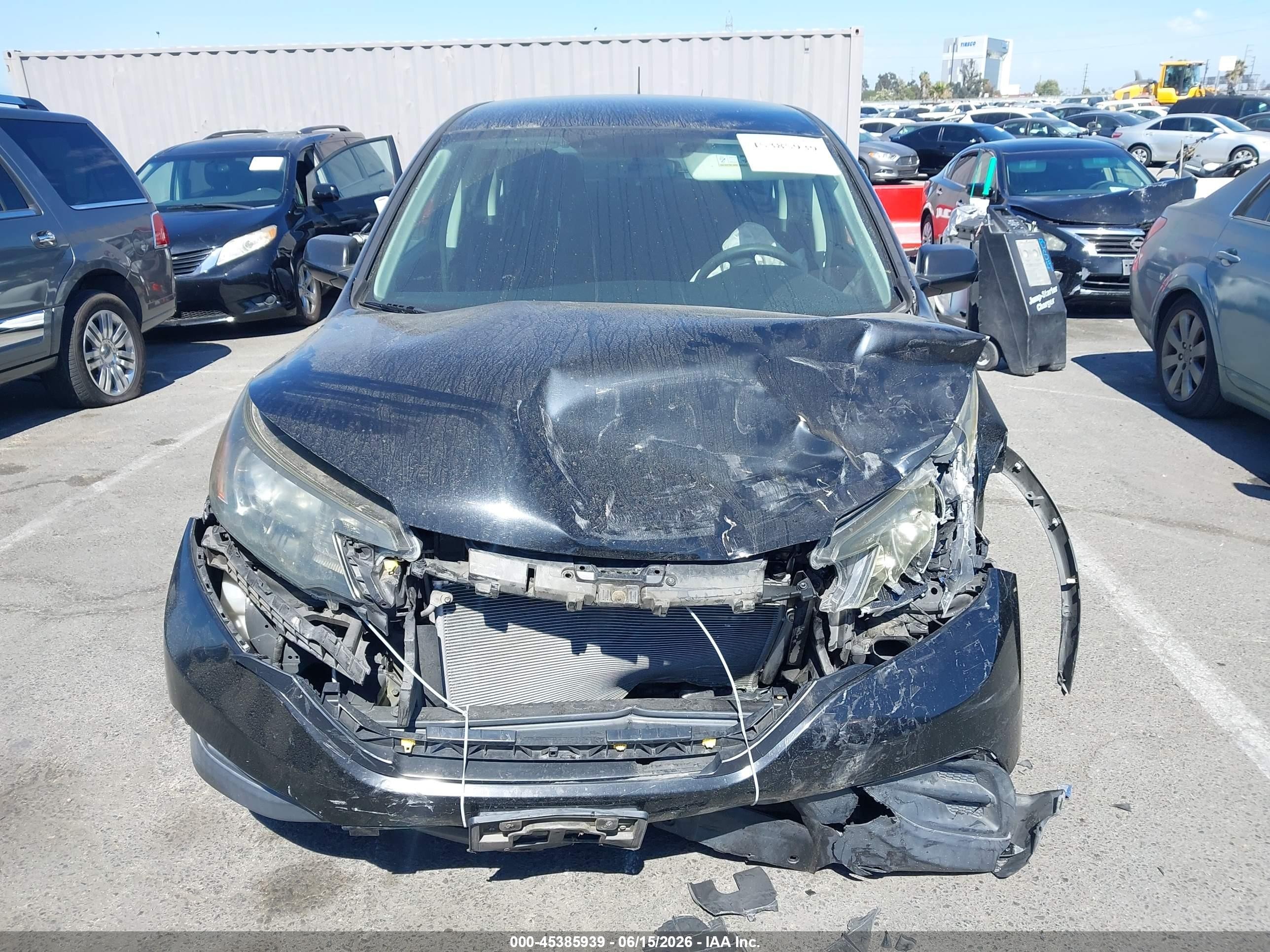 2014 Honda Cr-v Lx Black vin: 3CZRM3H37EG701014