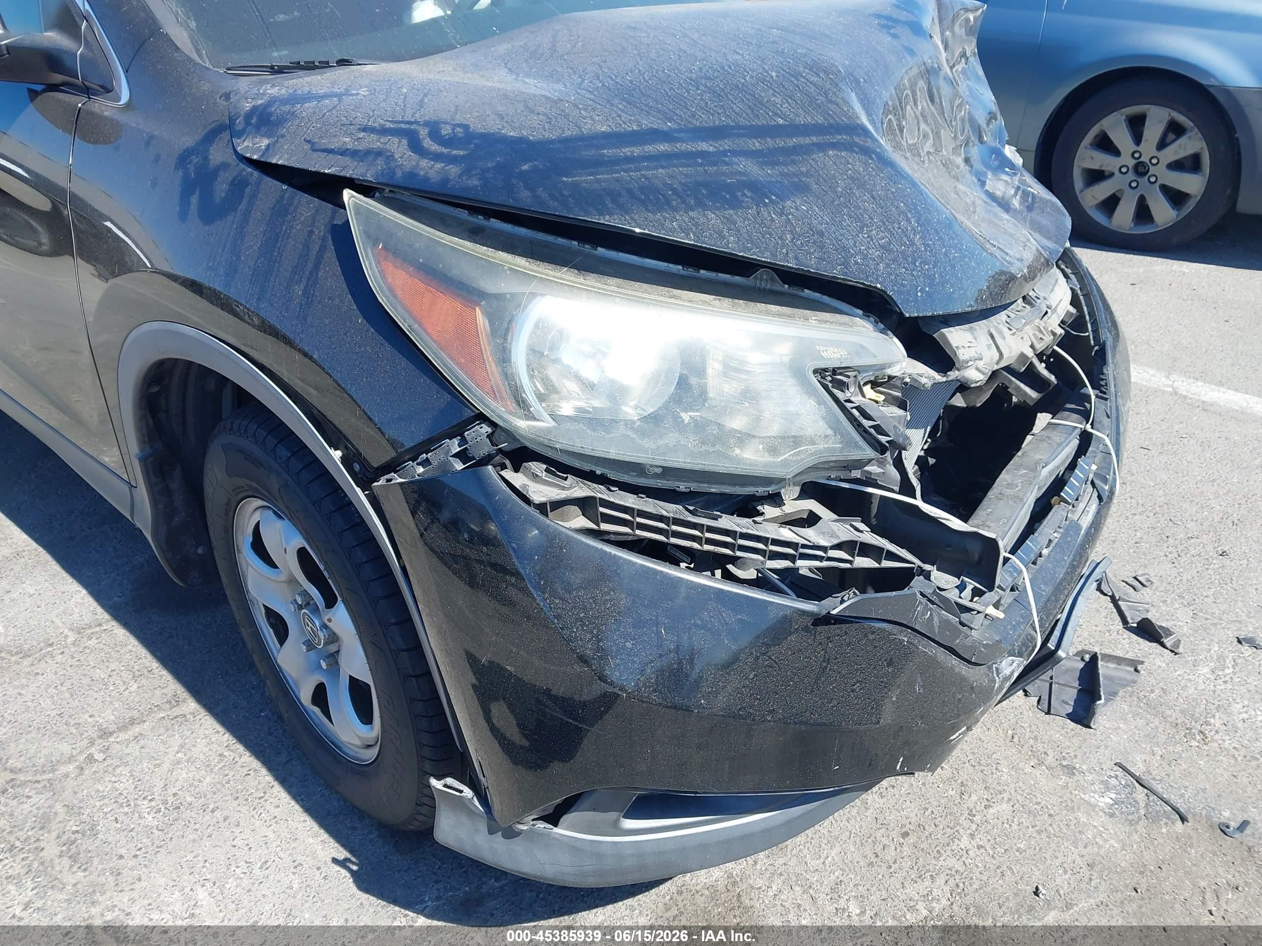 2014 Honda Cr-v Lx Black vin: 3CZRM3H37EG701014