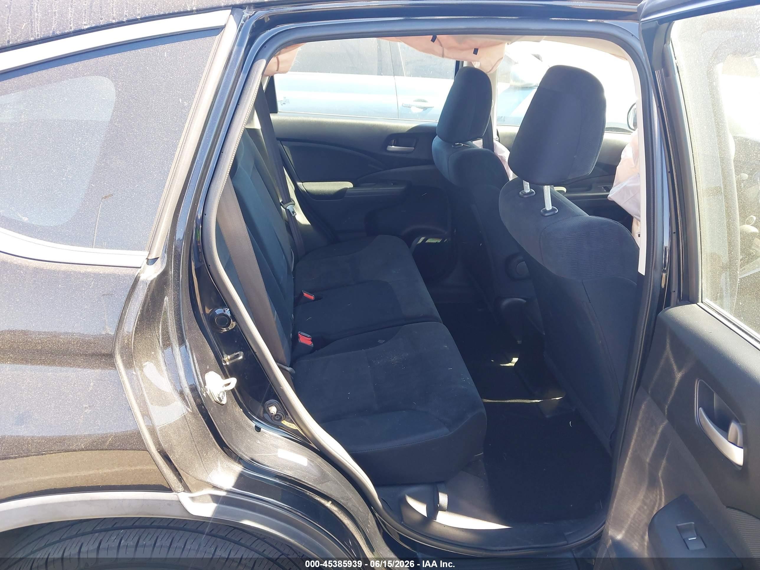 2014 Honda Cr-v Lx Black vin: 3CZRM3H37EG701014