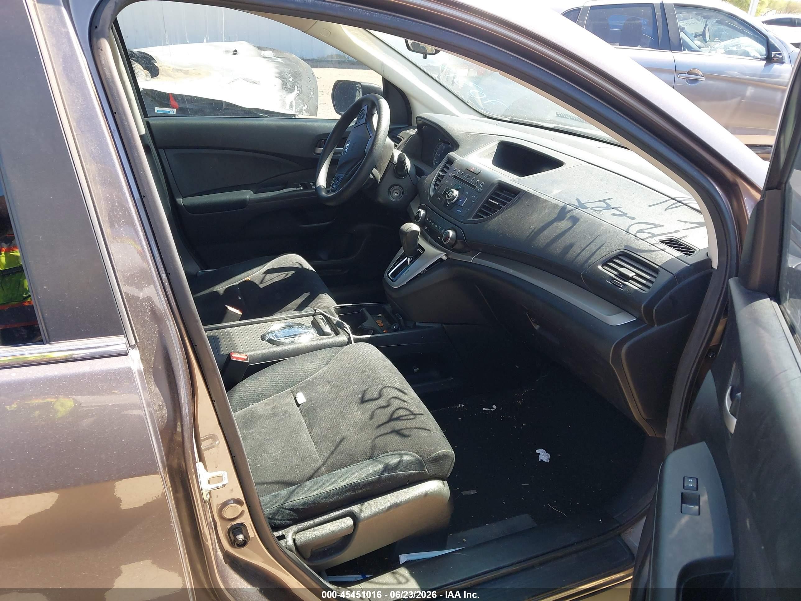 2014 Honda Cr-v Lx Серый vin: 3CZRM3H37EG703149
