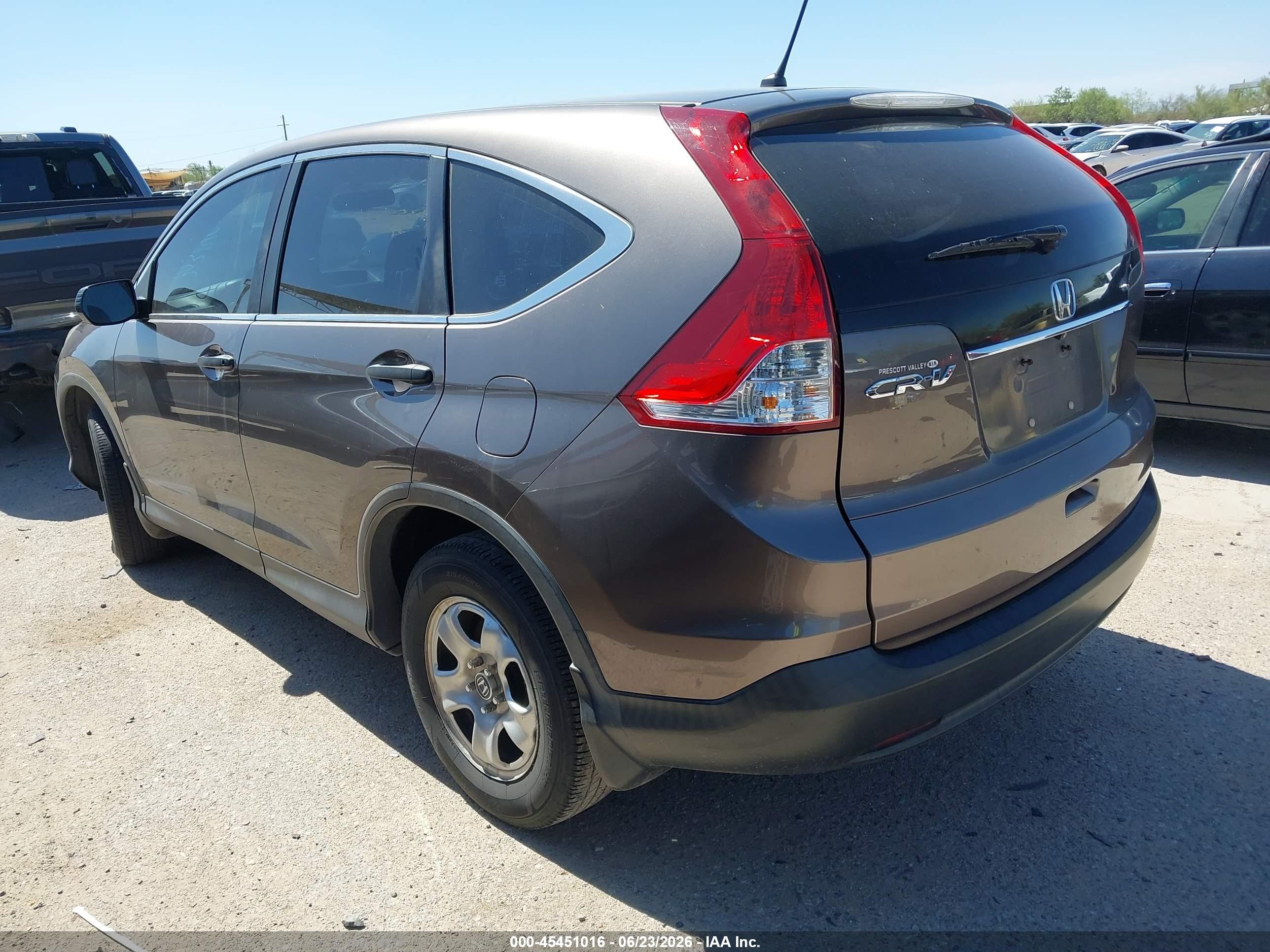 2014 Honda Cr-v Lx Серый vin: 3CZRM3H37EG703149