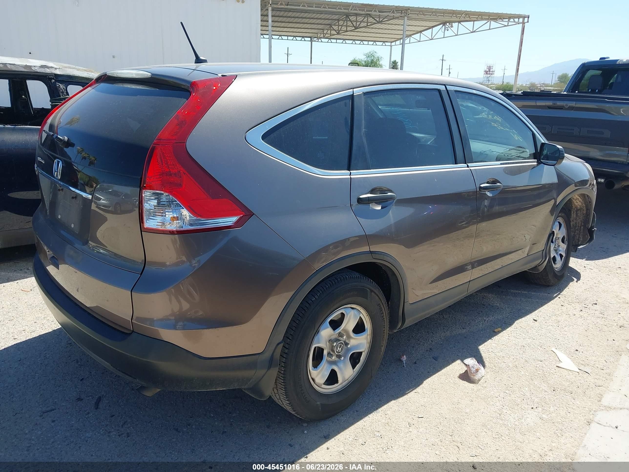 2014 Honda Cr-v Lx Серый vin: 3CZRM3H37EG703149
