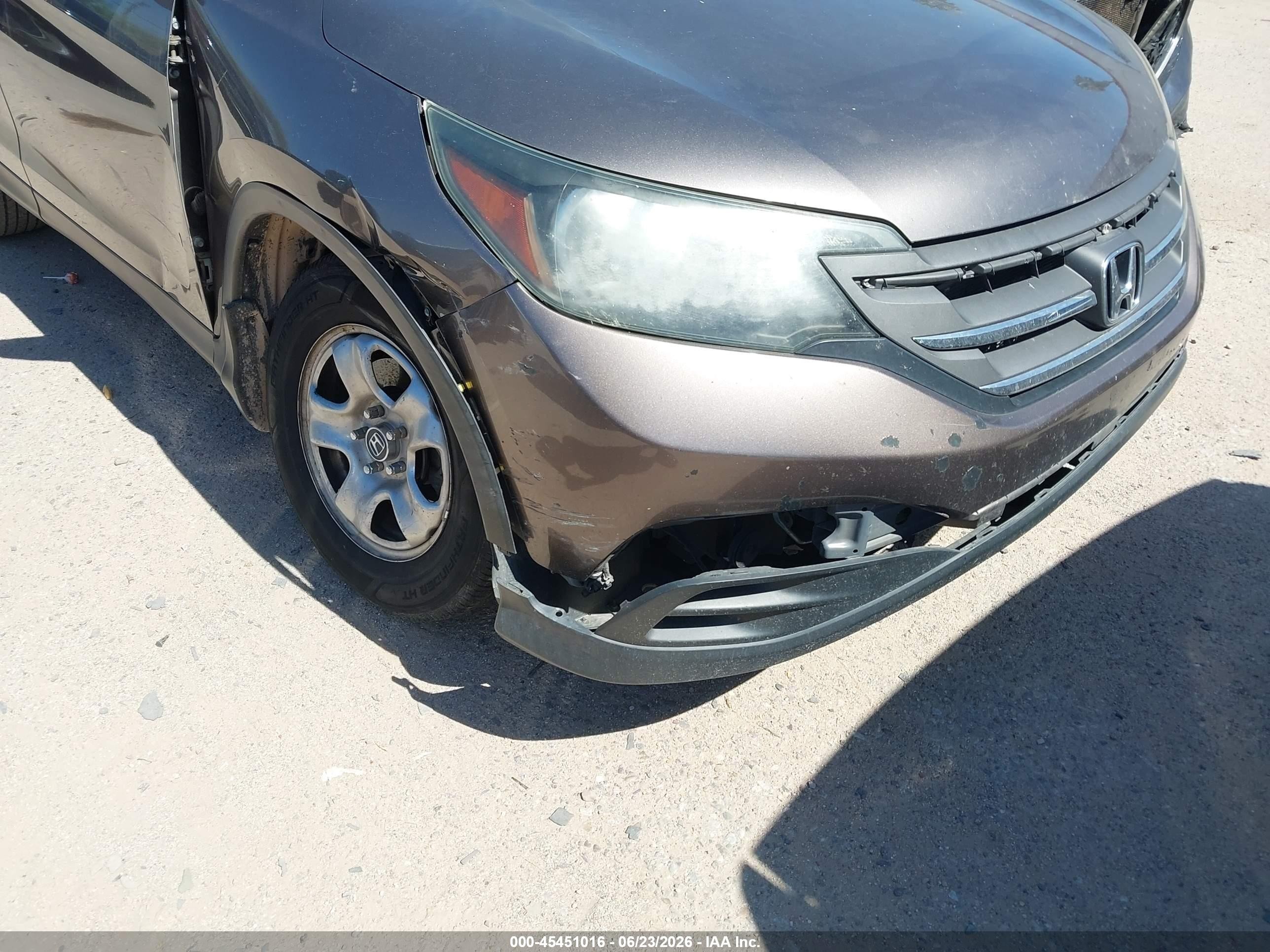 2014 Honda Cr-v Lx Серый vin: 3CZRM3H37EG703149