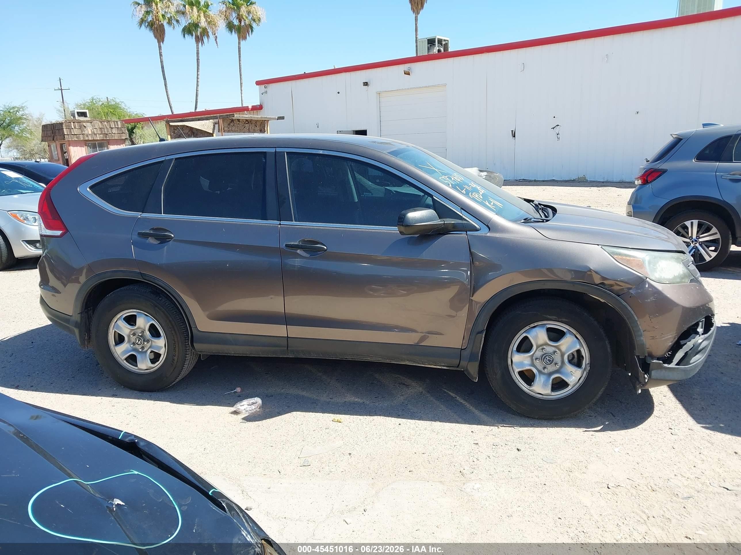 2014 Honda Cr-v Lx Серый vin: 3CZRM3H37EG703149