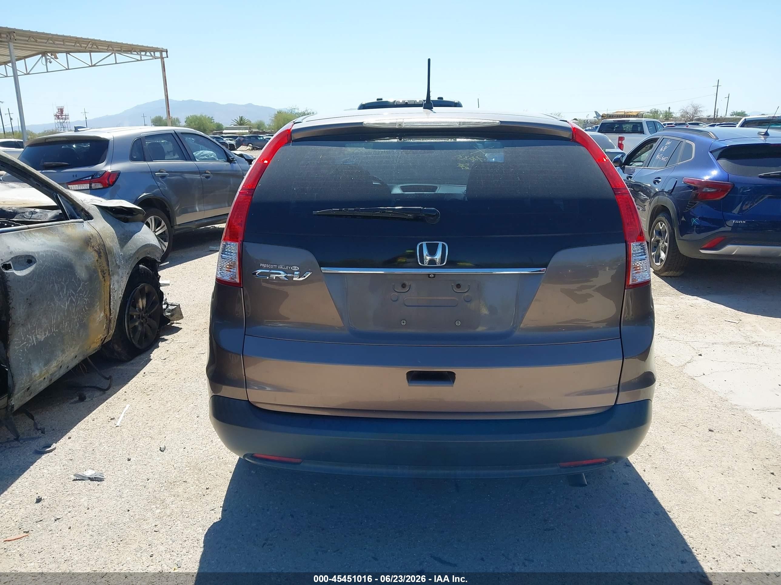 2014 Honda Cr-v Lx Серый vin: 3CZRM3H37EG703149