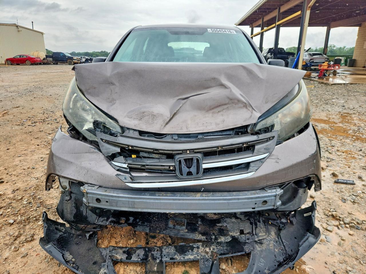 2014 Honda Cr-v Lx Gray vin: 3CZRM3H37EG704172