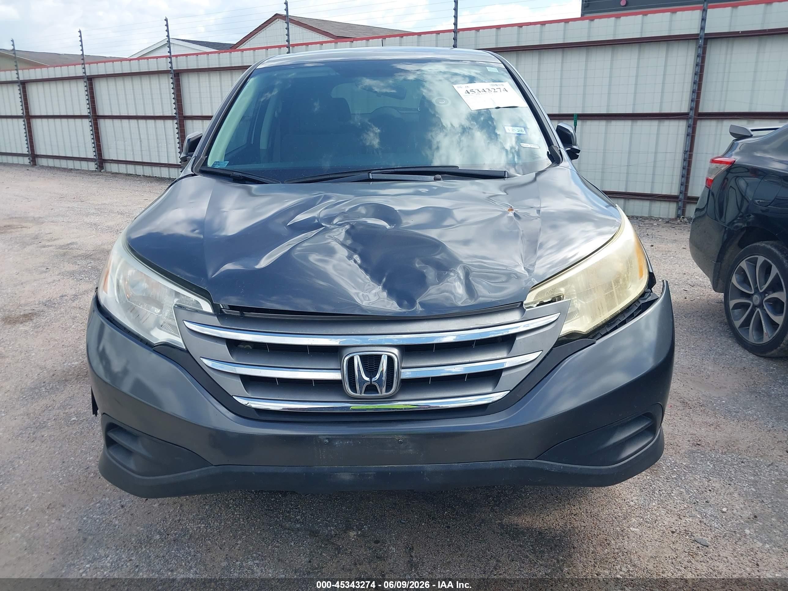 2014 Honda Cr-v Lx Gray vin: 3CZRM3H37EG707914