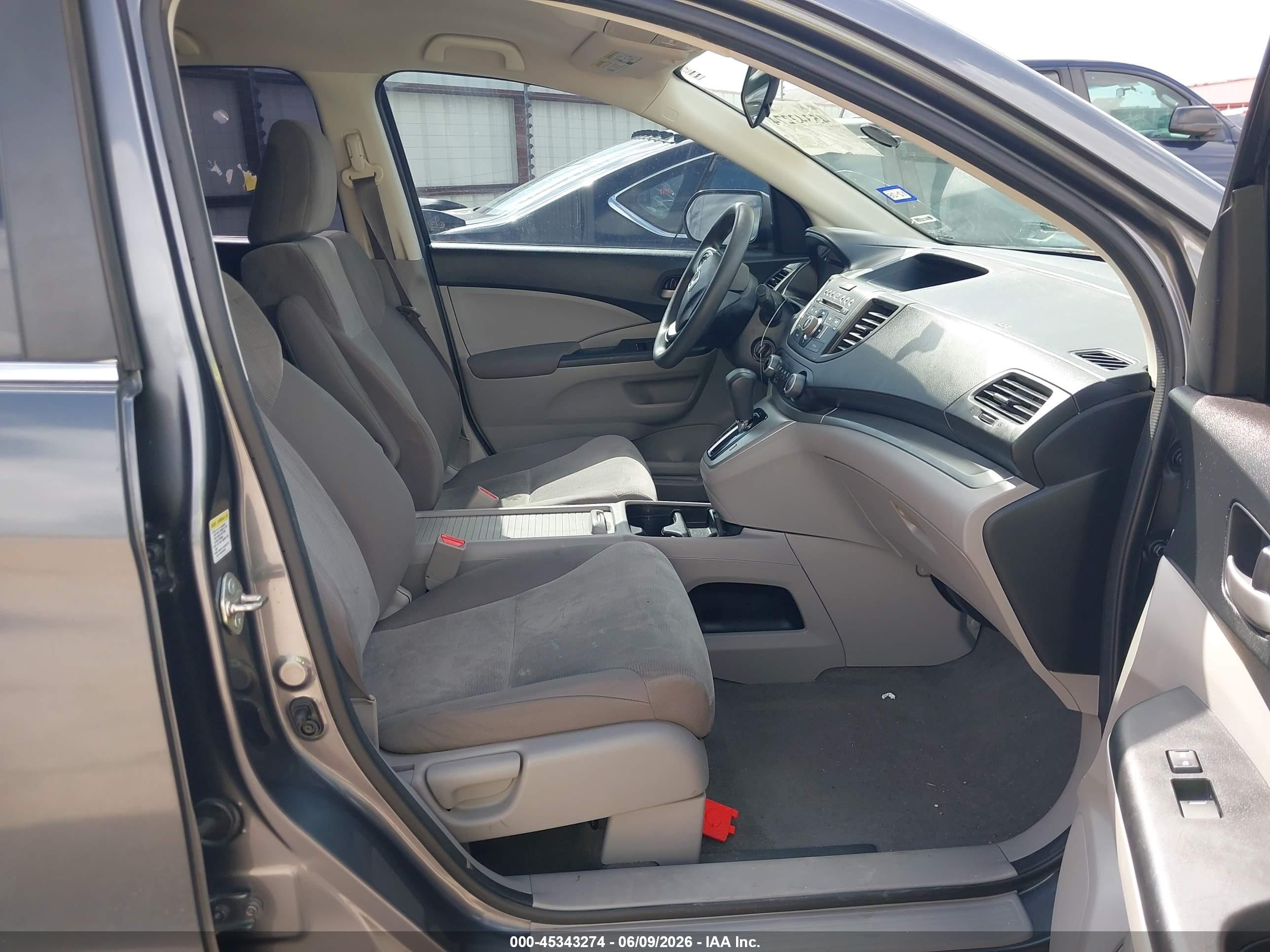 2014 Honda Cr-v Lx Gray vin: 3CZRM3H37EG707914