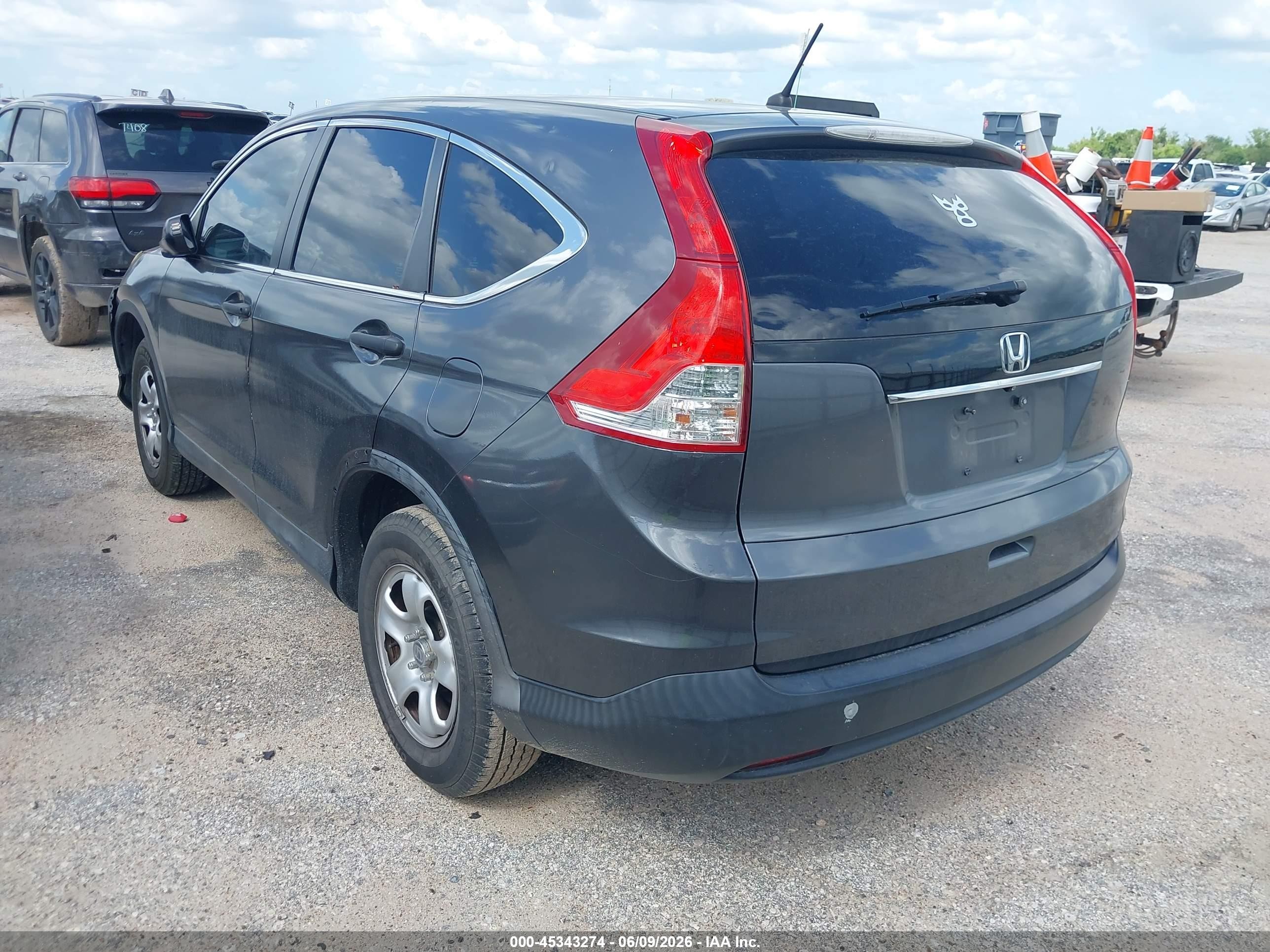 2014 Honda Cr-v Lx Gray vin: 3CZRM3H37EG707914