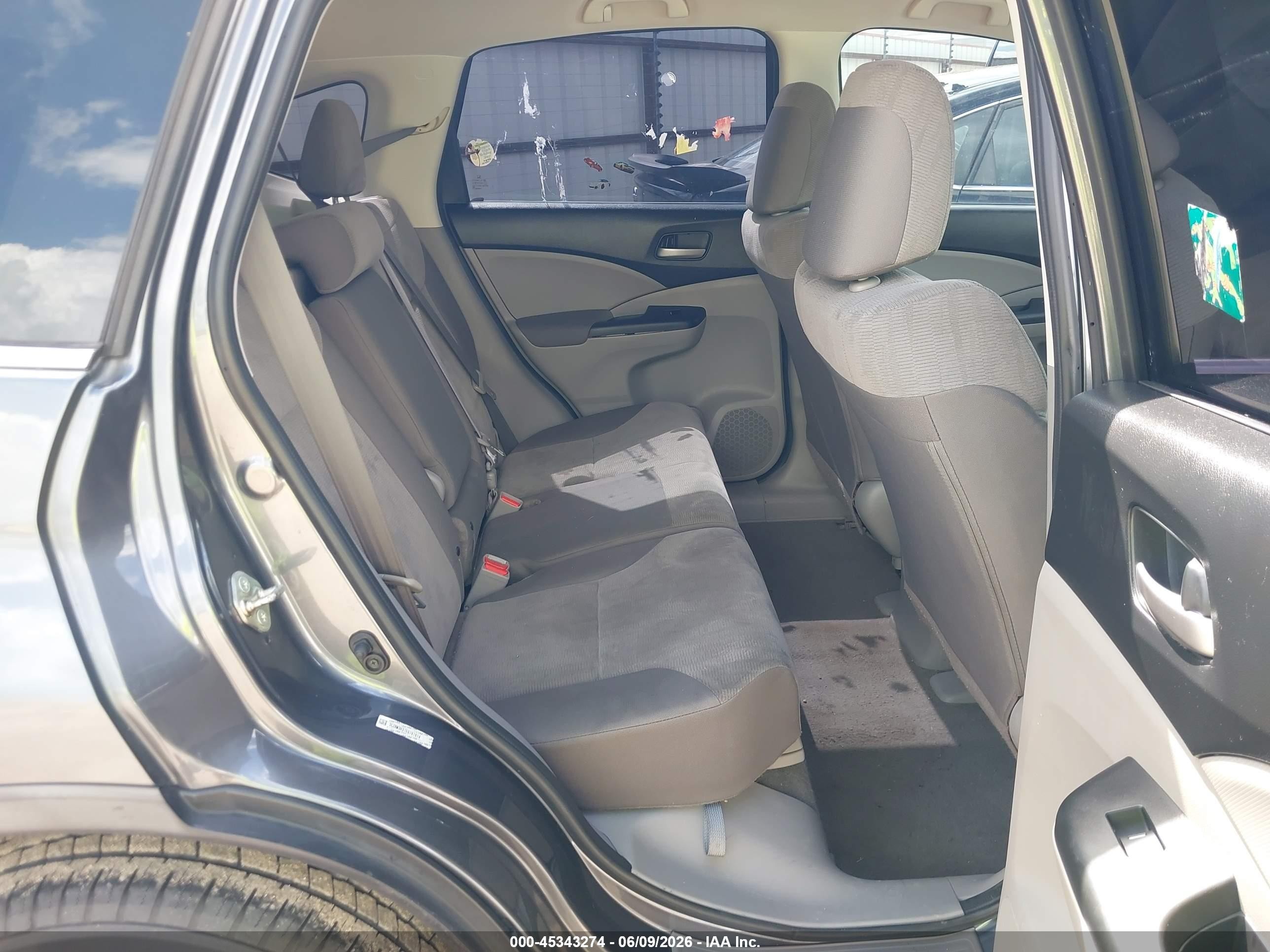 2014 Honda Cr-v Lx Gray vin: 3CZRM3H37EG707914