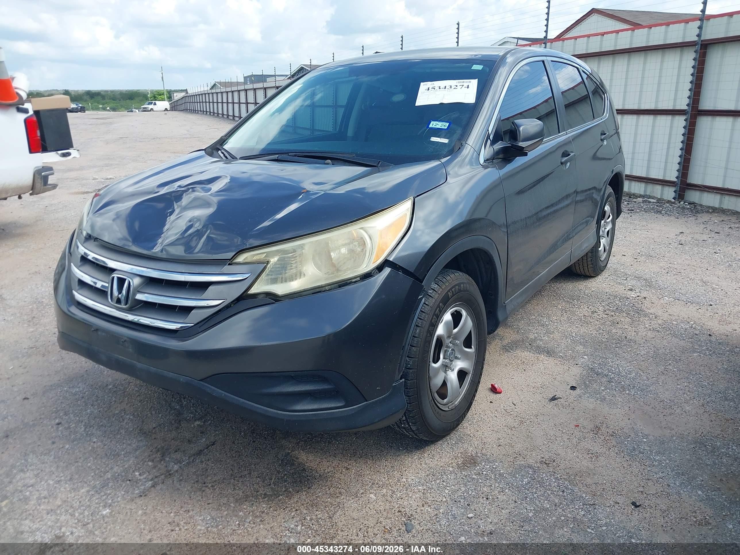 2014 Honda Cr-v Lx Gray vin: 3CZRM3H37EG707914