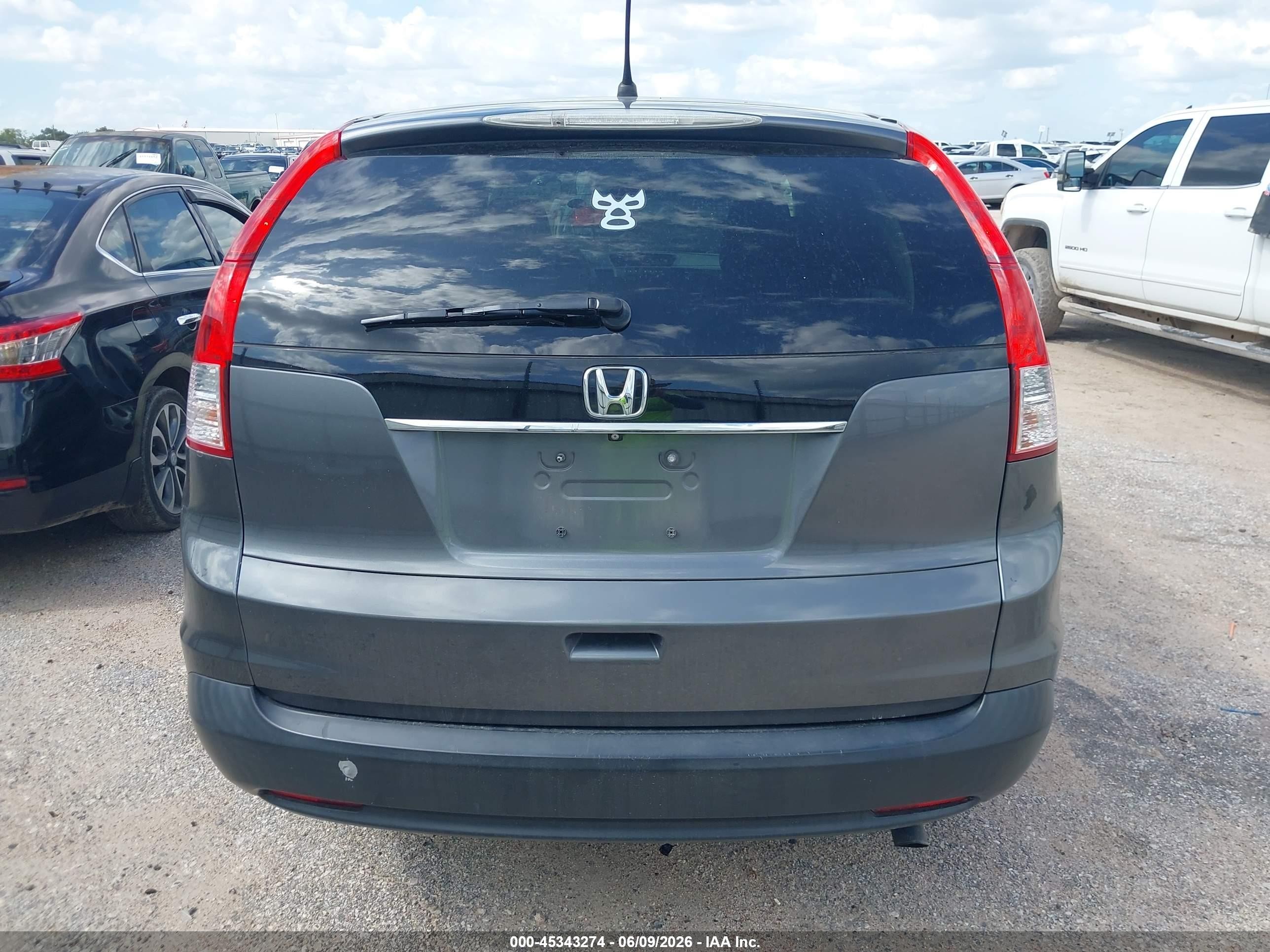 2014 Honda Cr-v Lx Gray vin: 3CZRM3H37EG707914