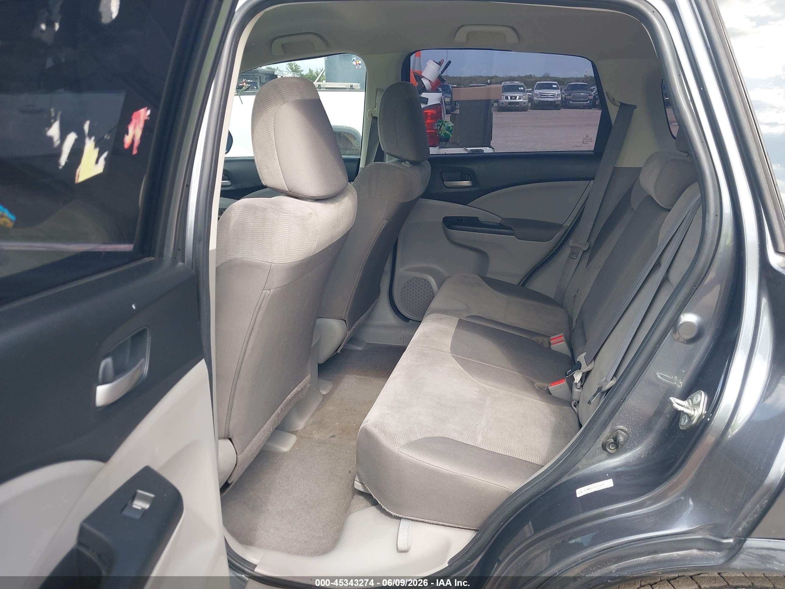 2014 Honda Cr-v Lx Gray vin: 3CZRM3H37EG707914