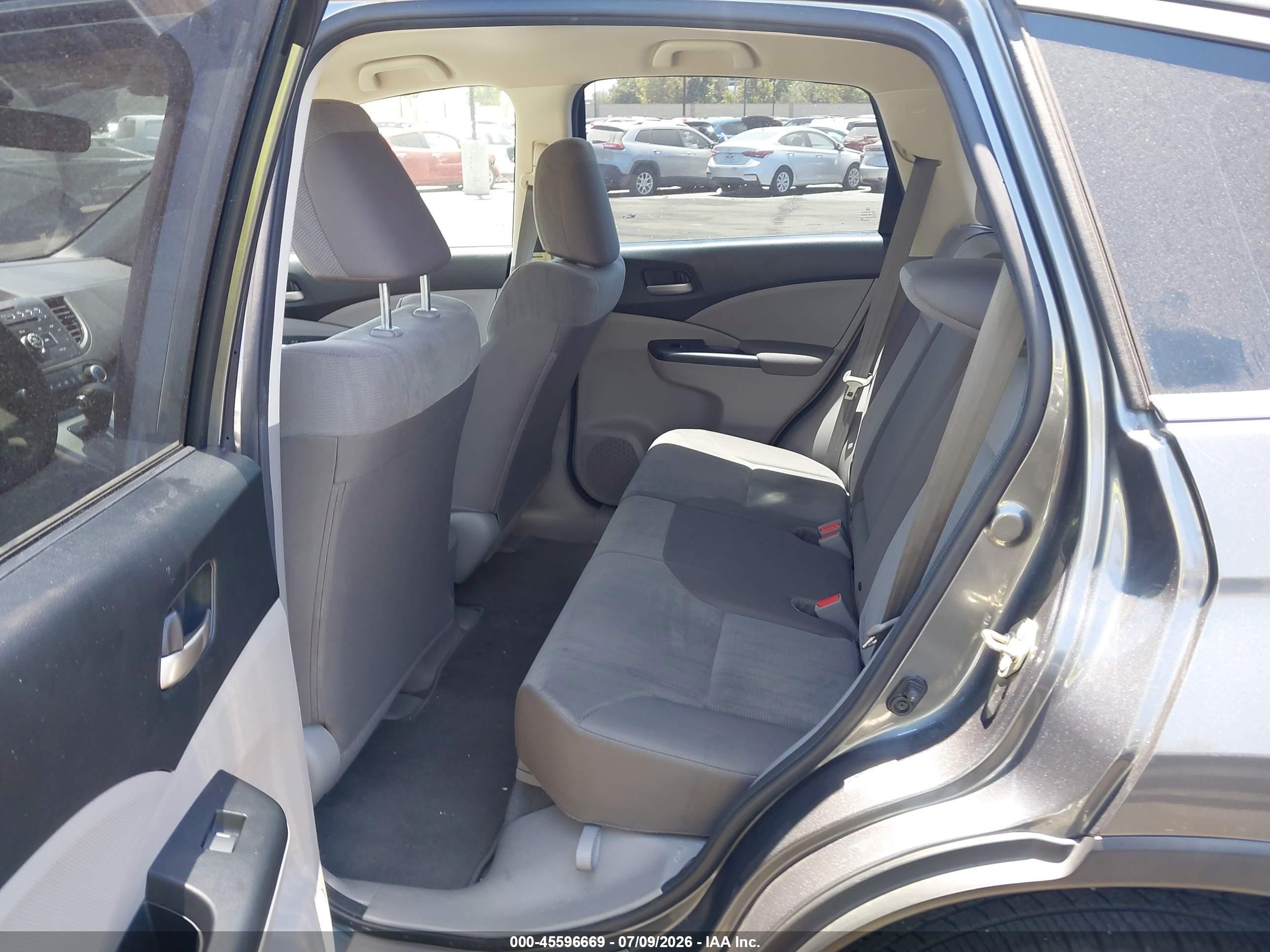 2014 Honda Cr-v Lx Серый vin: 3CZRM3H37EG713292