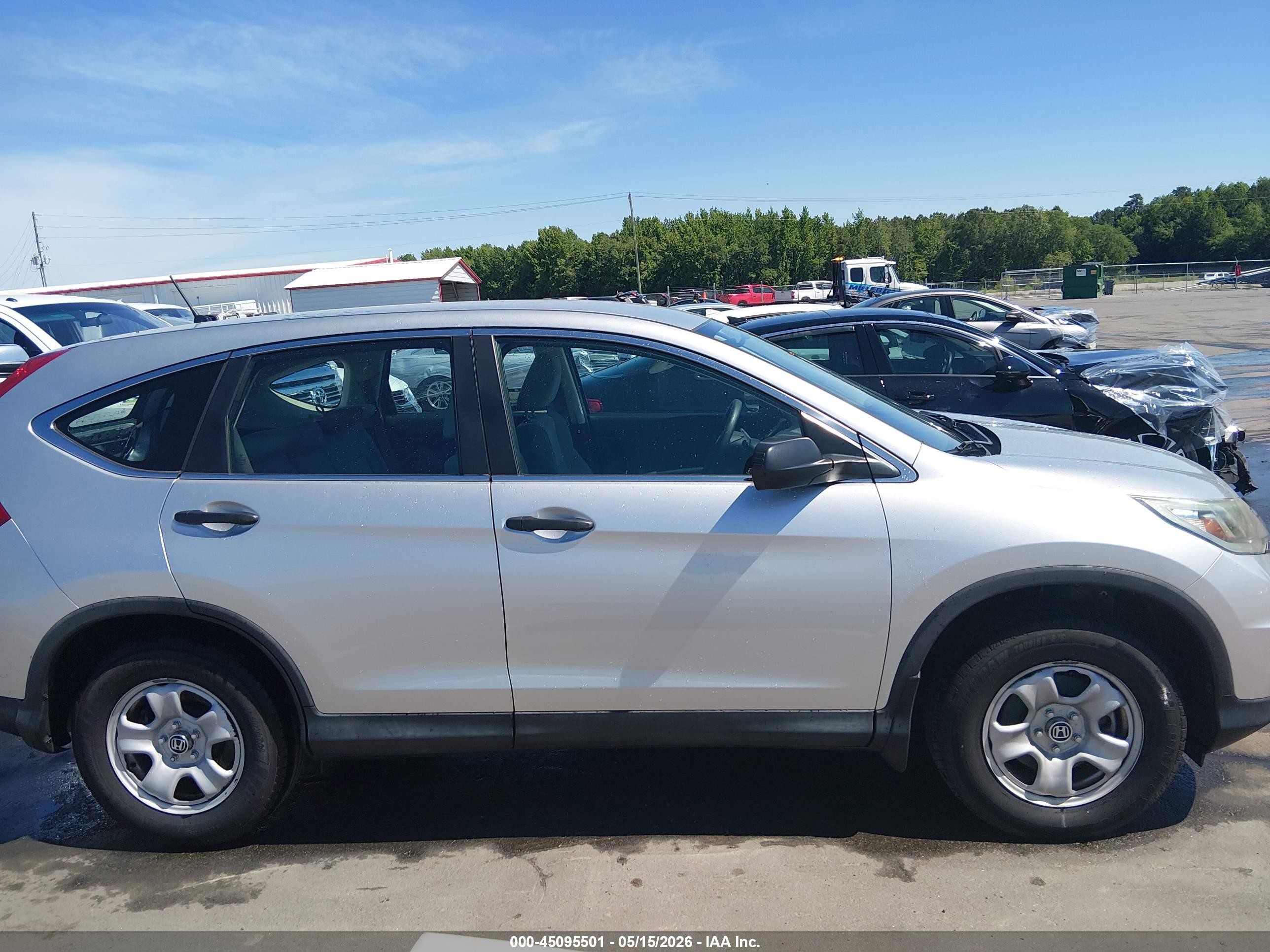 2015 Honda Cr-v Lx Серебряный vin: 3CZRM3H37FG703511