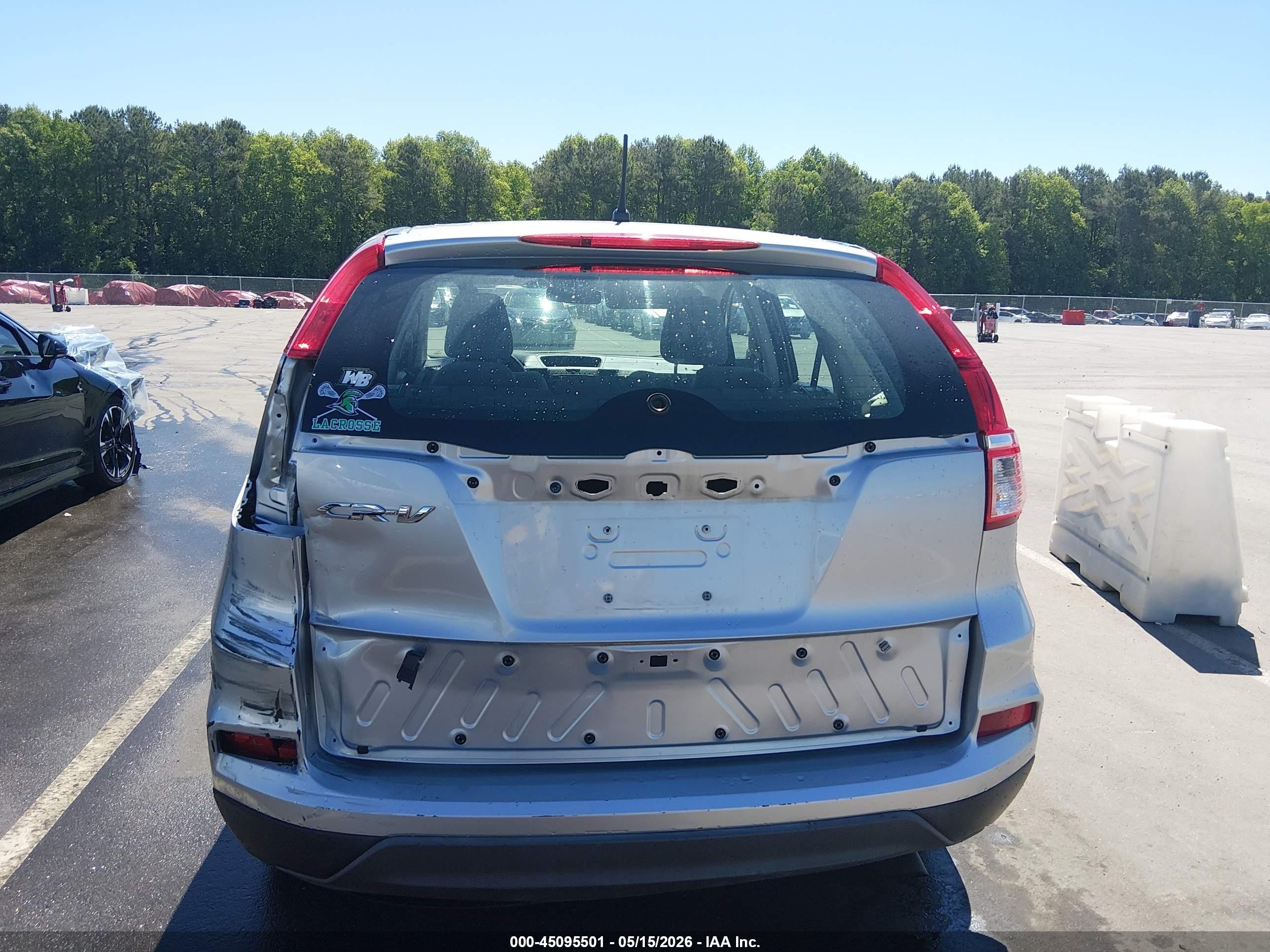 2015 Honda Cr-v Lx Серебряный vin: 3CZRM3H37FG703511