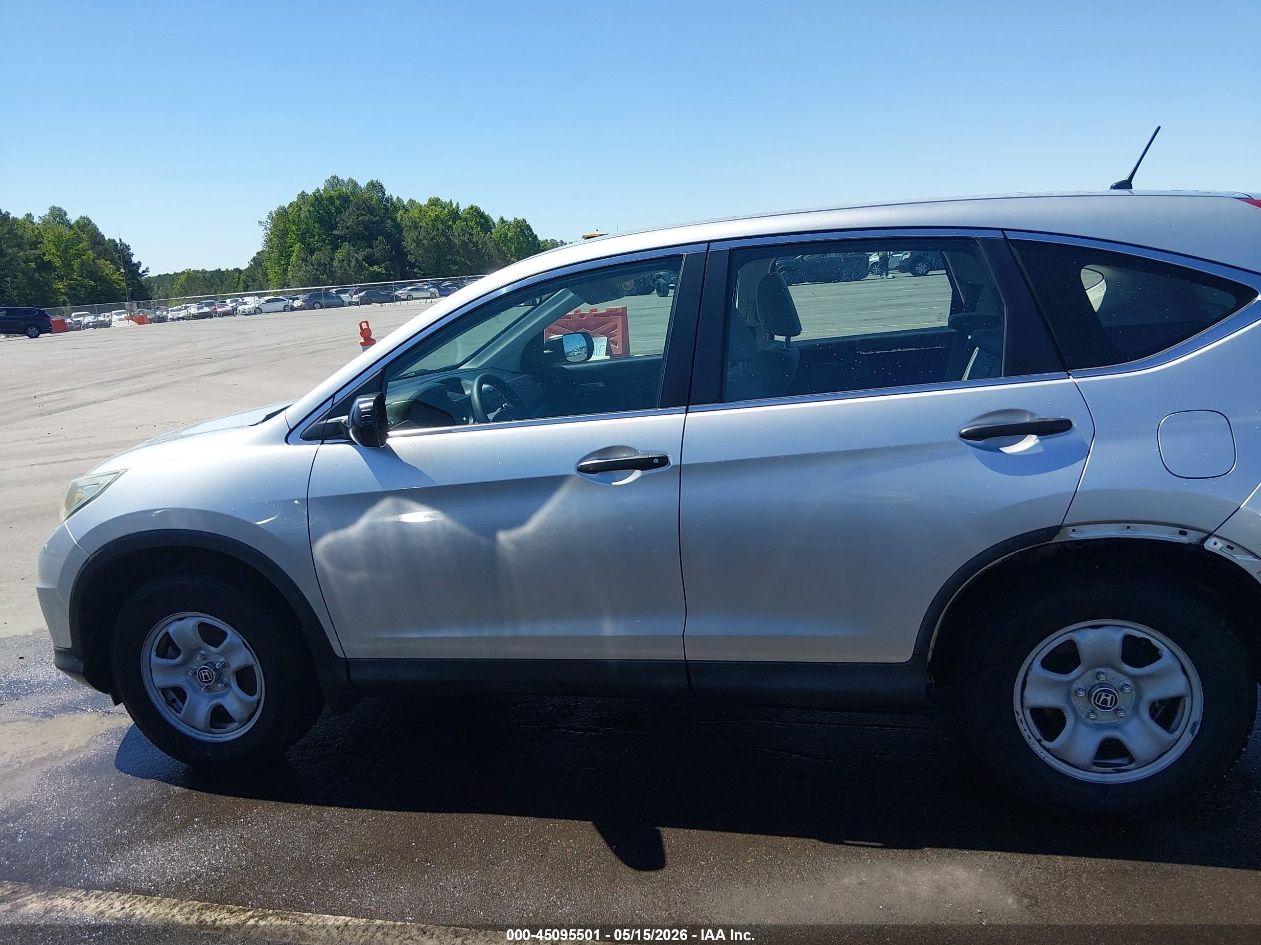 2015 Honda Cr-v Lx Серебряный vin: 3CZRM3H37FG703511