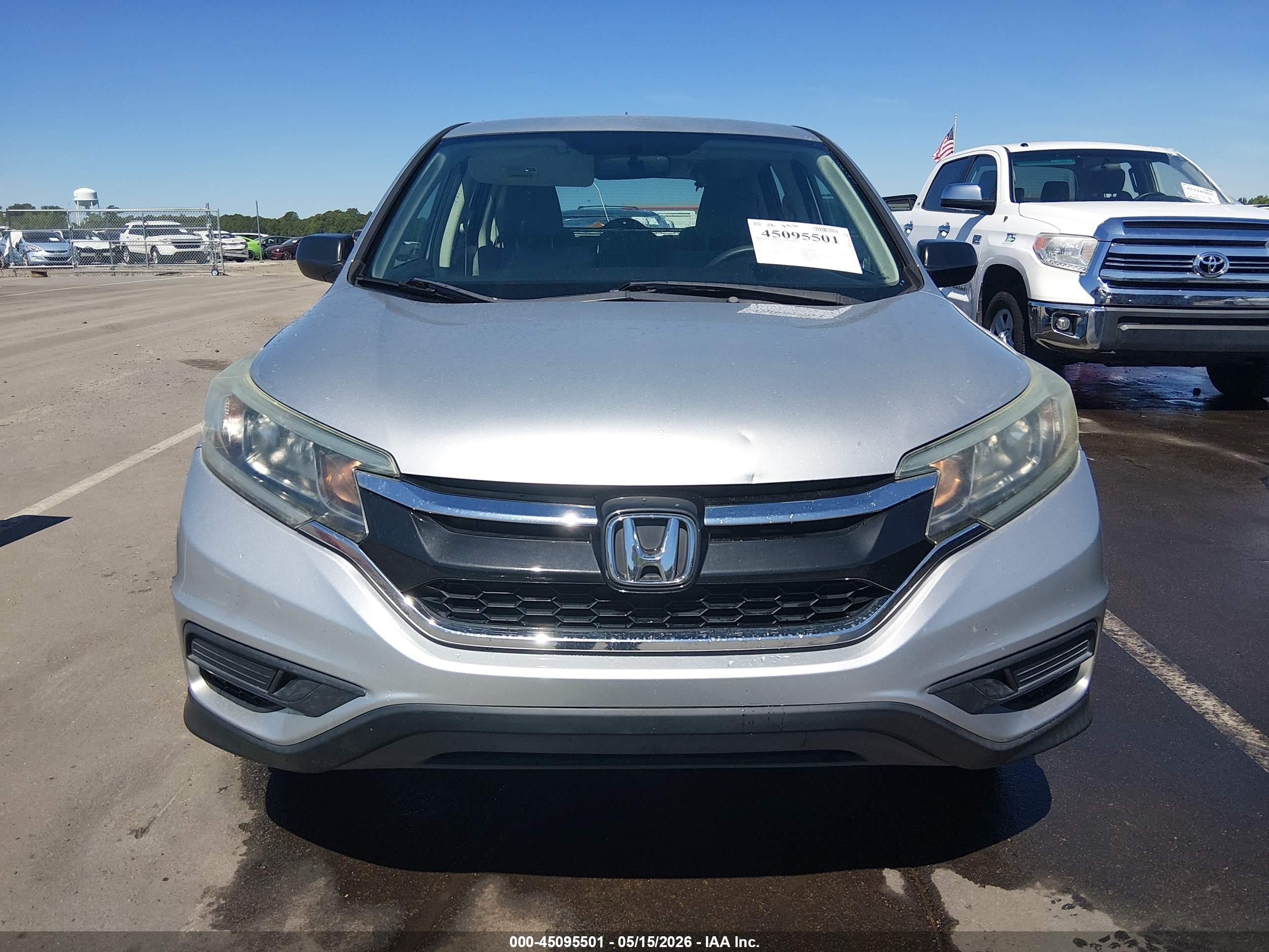 2015 Honda Cr-v Lx Серебряный vin: 3CZRM3H37FG703511