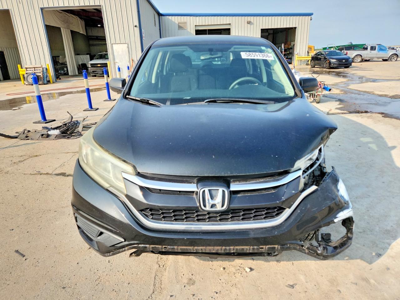2015 Honda Cr-v Lx Charcoal vin: 3CZRM3H37FG705761