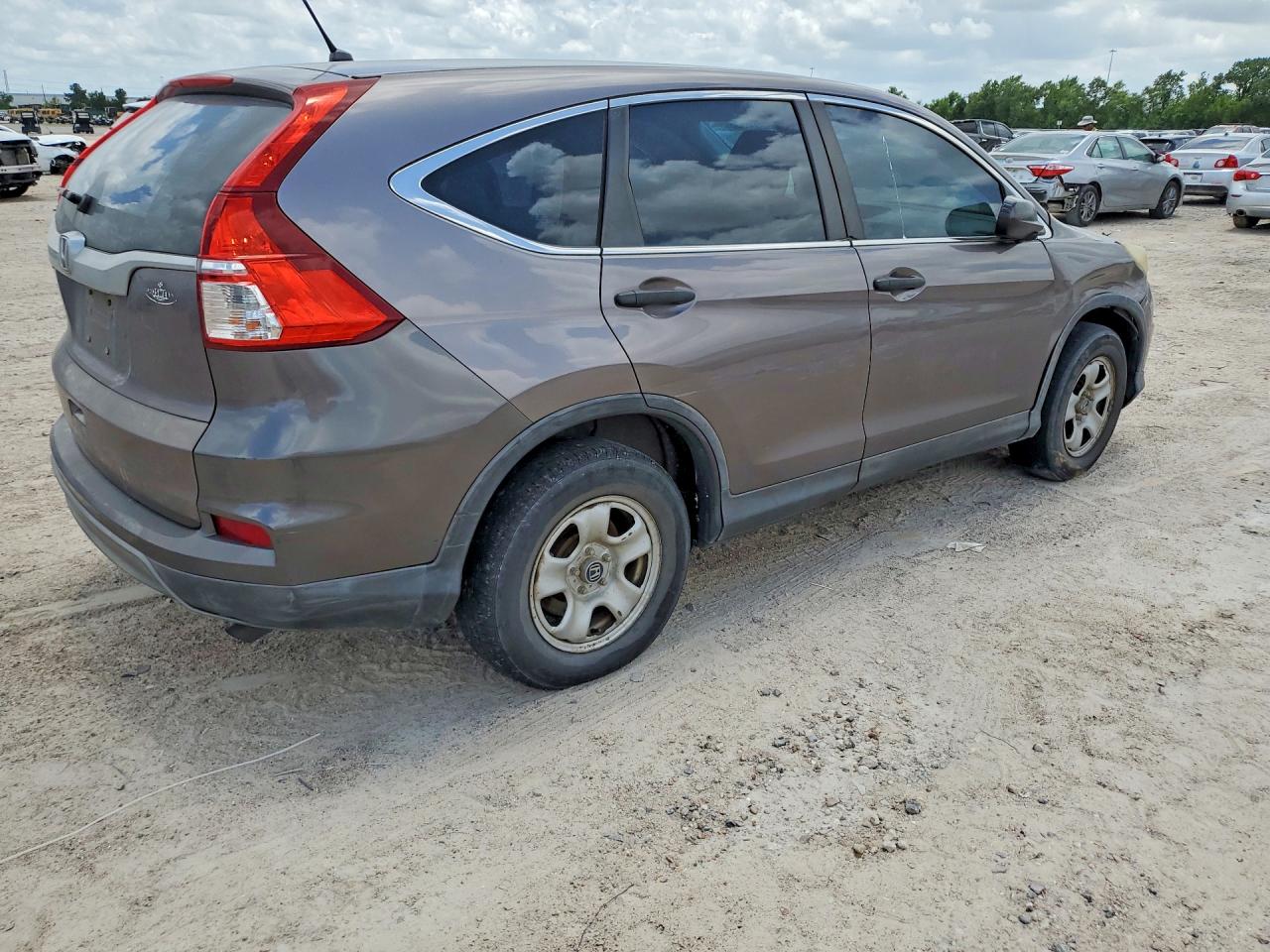2015 Honda Cr-v Lx Gray vin: 3CZRM3H37FG707641