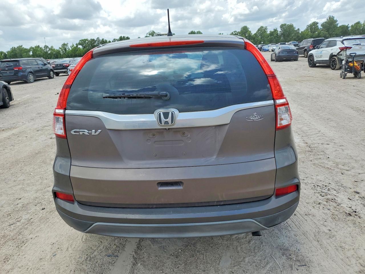 2015 Honda Cr-v Lx Gray vin: 3CZRM3H37FG707641