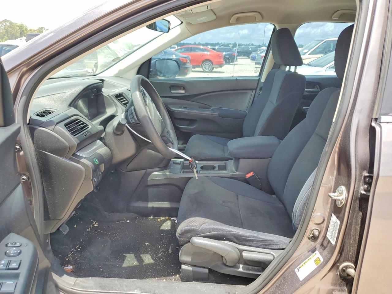 2015 Honda Cr-v Lx Gray vin: 3CZRM3H37FG707641