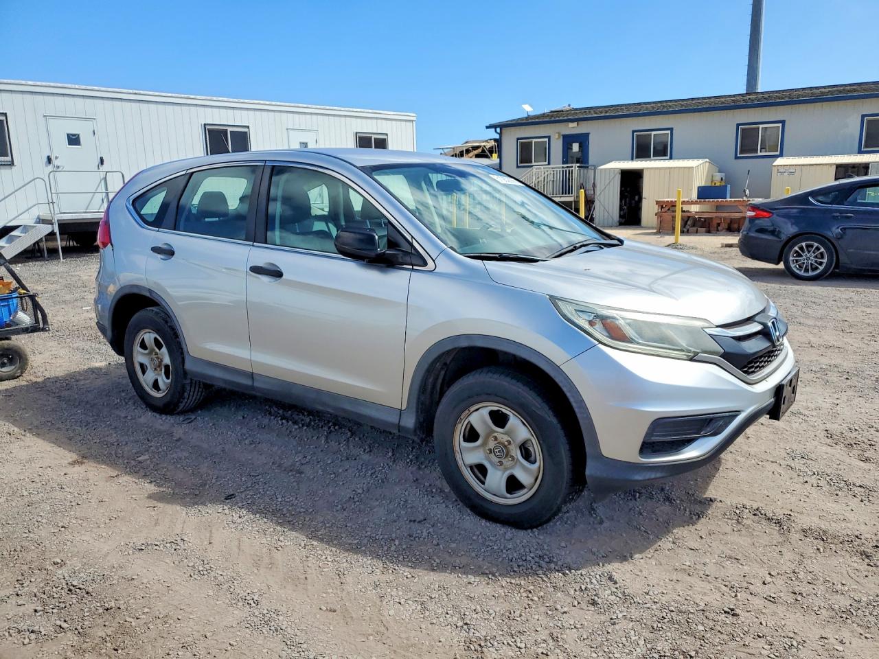 2015 Honda Cr-v Lx Silver vin: 3CZRM3H37FG710121