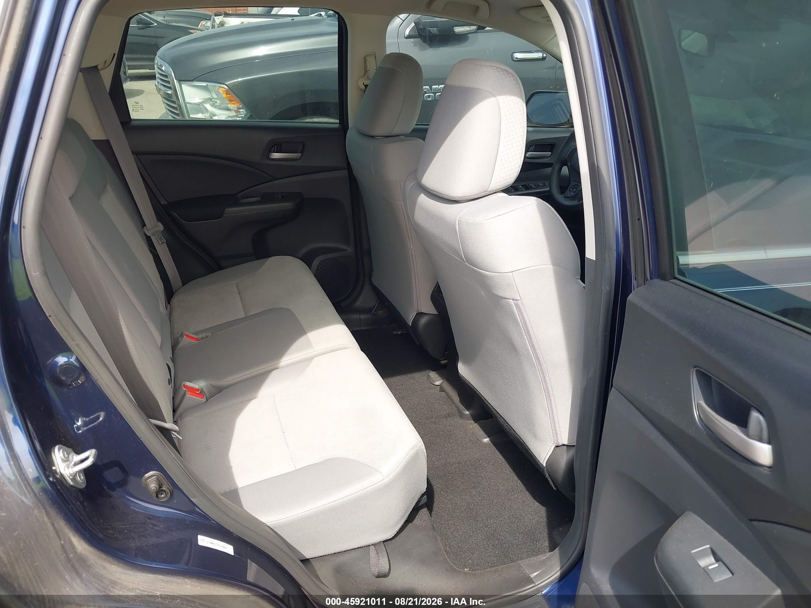 2015 Honda Cr-v Lx Blue vin: 3CZRM3H37FG716954