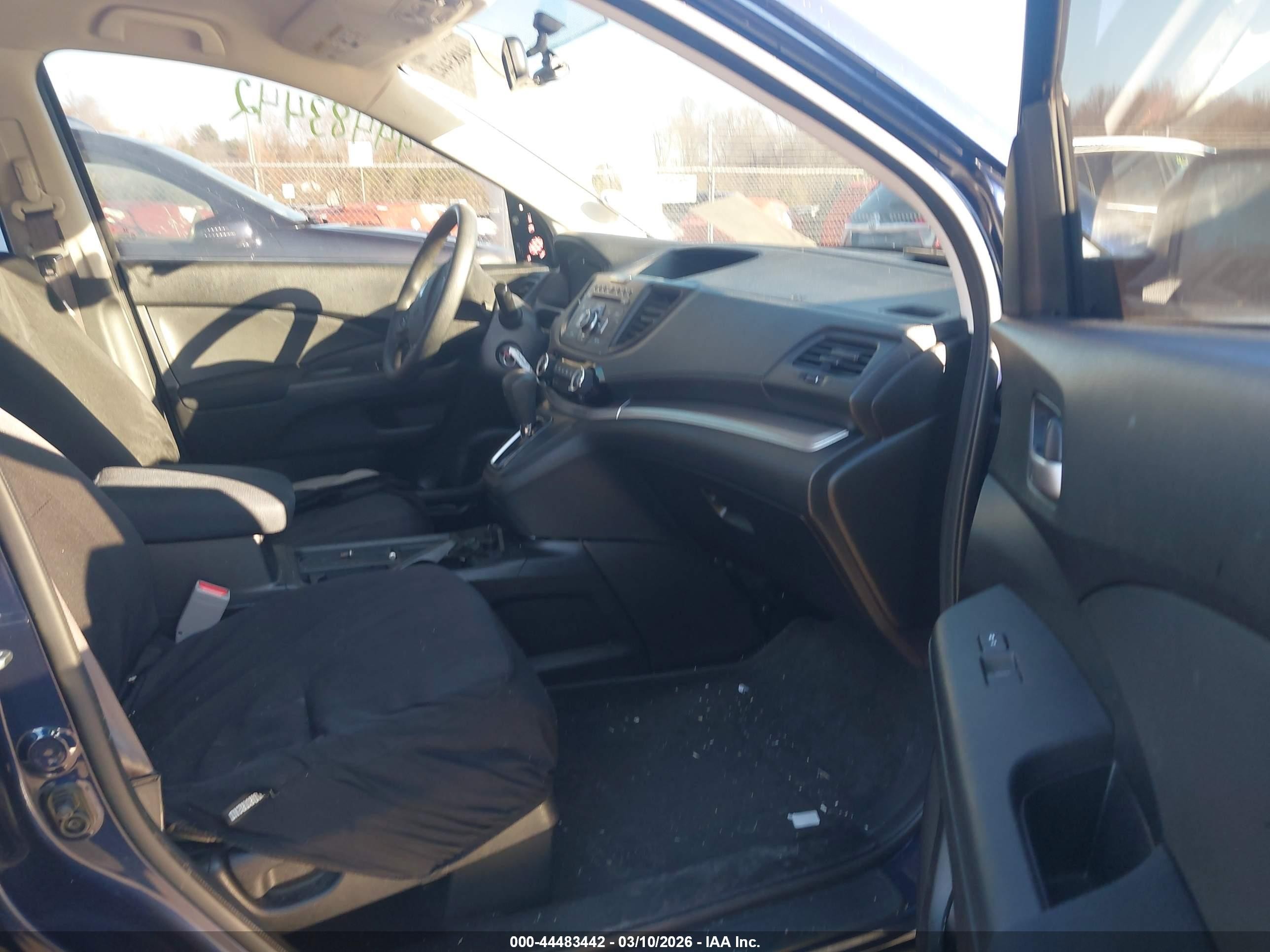 2015 Honda Cr-v Lx Blue vin: 3CZRM3H37FG717568