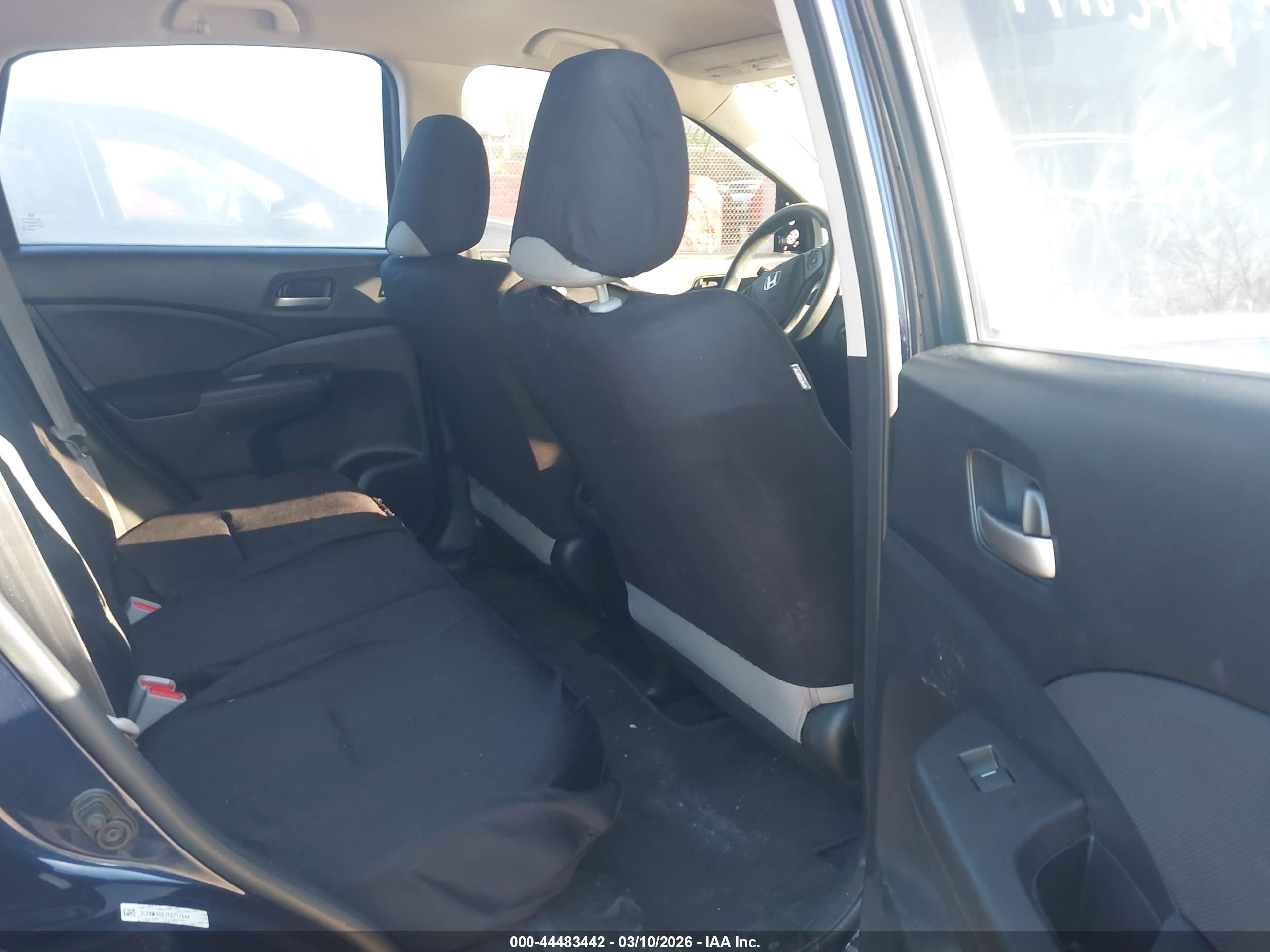 2015 Honda Cr-v Lx Blue vin: 3CZRM3H37FG717568