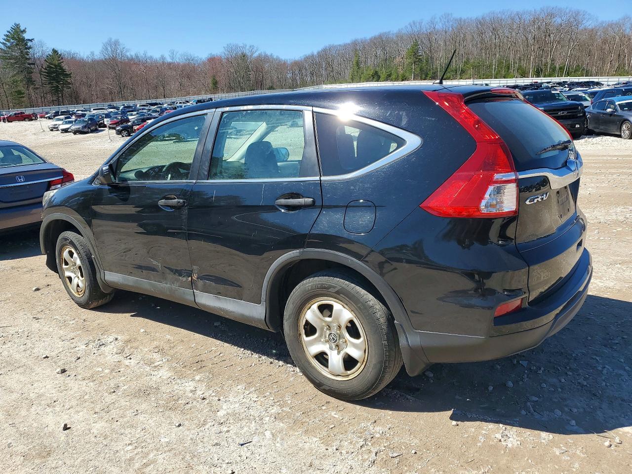 2016 Honda Cr-v Lx Black vin: 3CZRM3H37GG703395